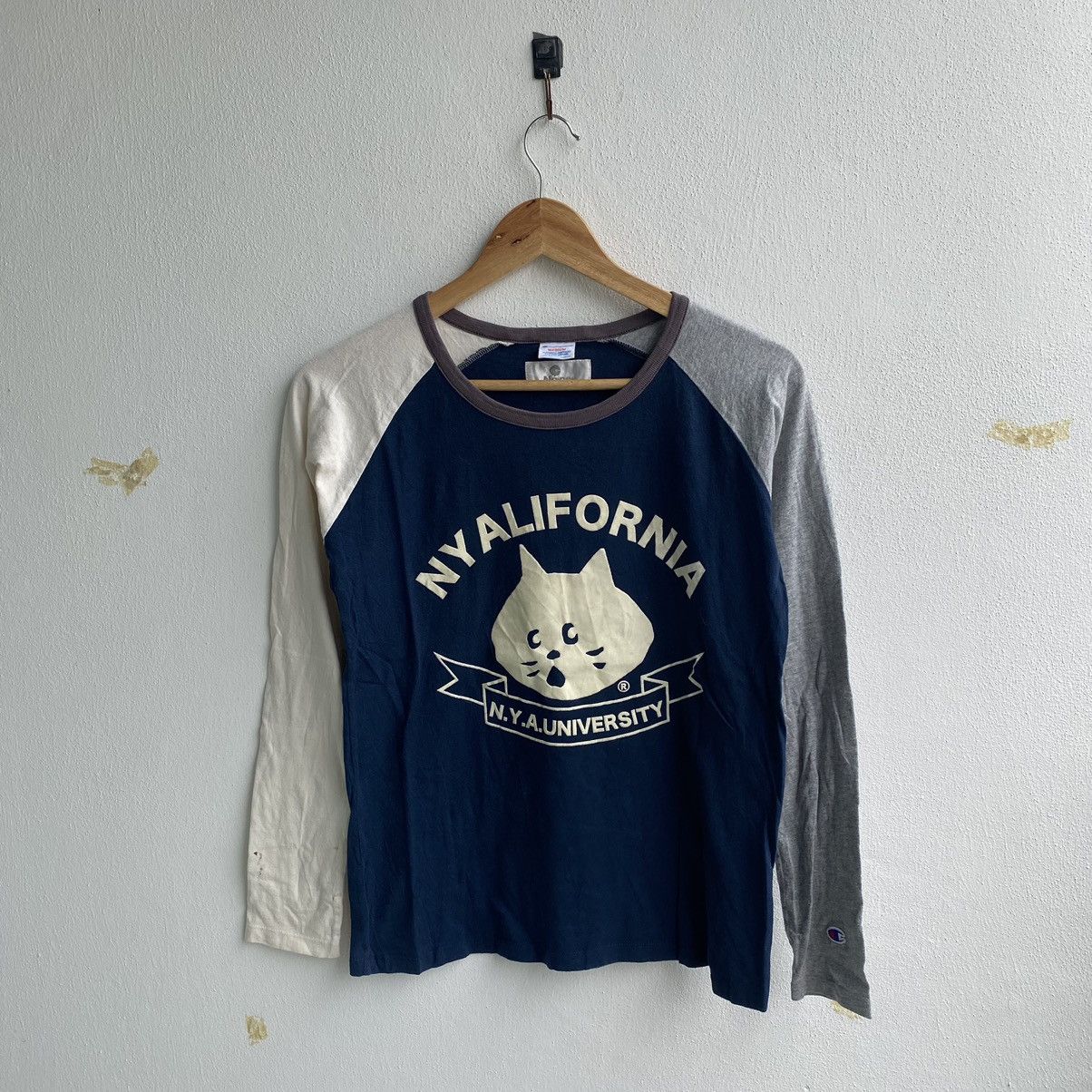 Designer × Japanese Brand × Ne-Net Ne-net Japanese Brand Champion Vintage 3q Shirt Size US S / EU 44-46 / 1 - 2 Thumbnail