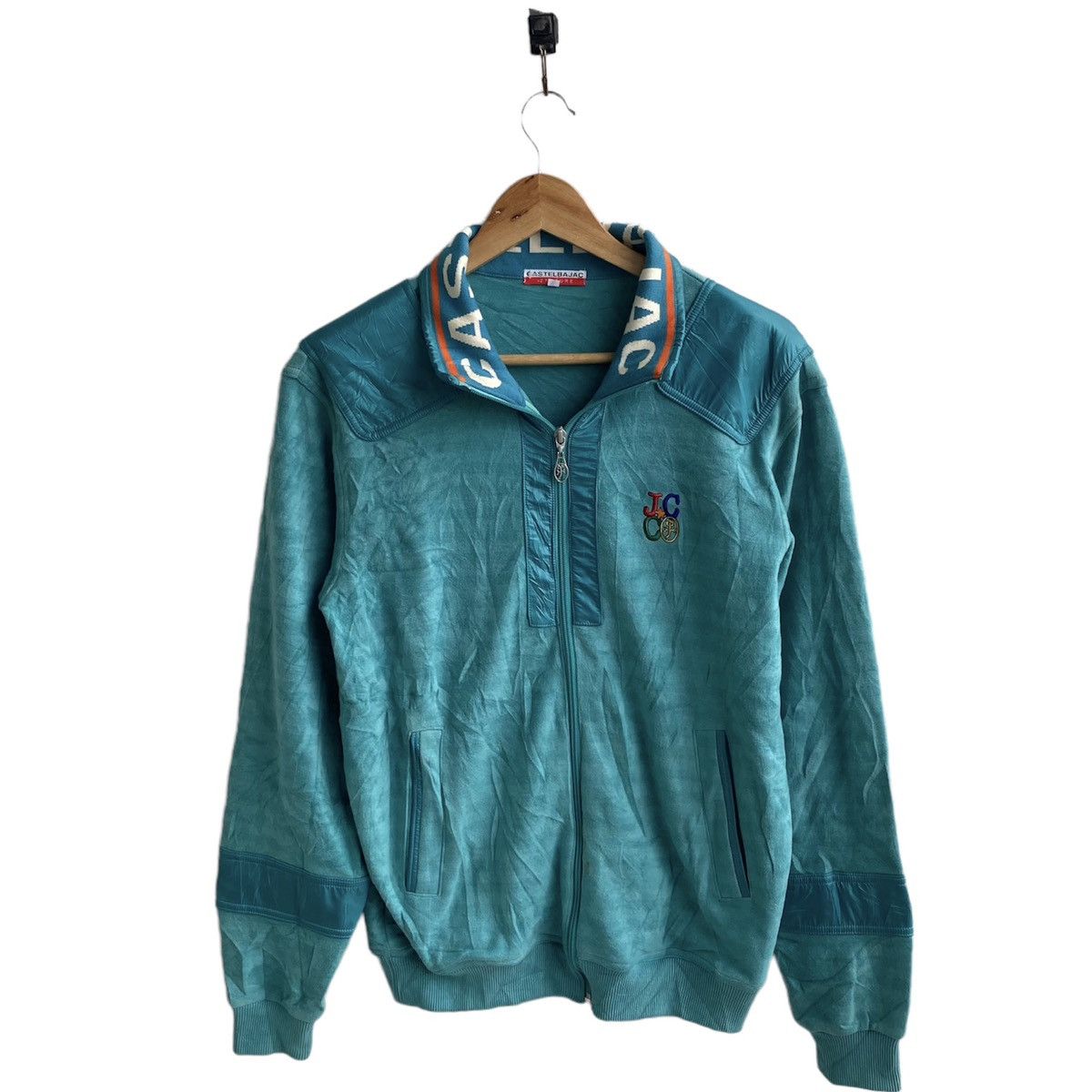 Castle Bajac Designer Vintage Half Zip Sweatshirt