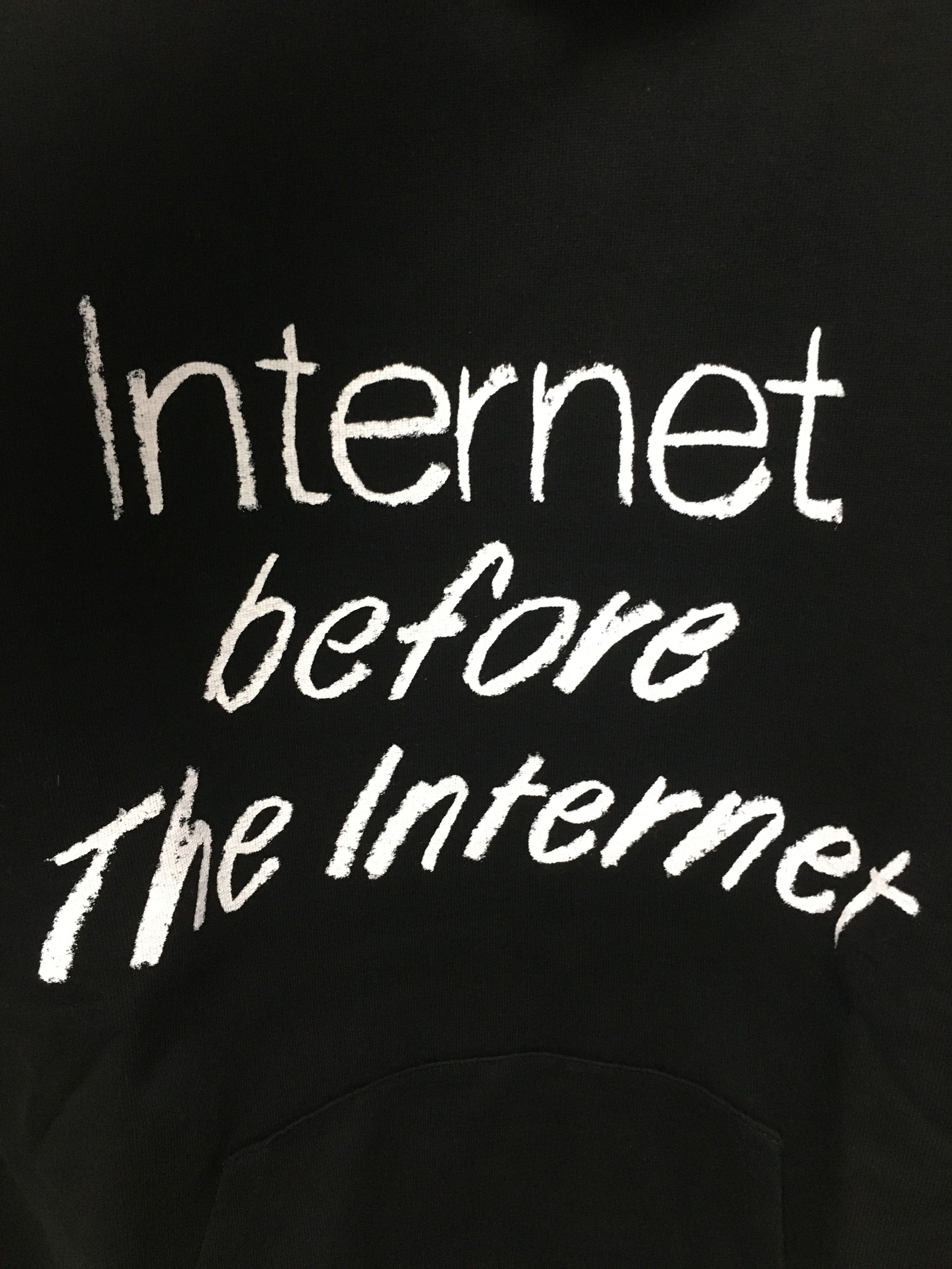 Colette × Highsnobiety MON AMOUR INTERNET BEFORE THE INTERNET HOODIE HEAVYWEIGHT Size US L / EU 52-54 / 3 - 4 Thumbnail