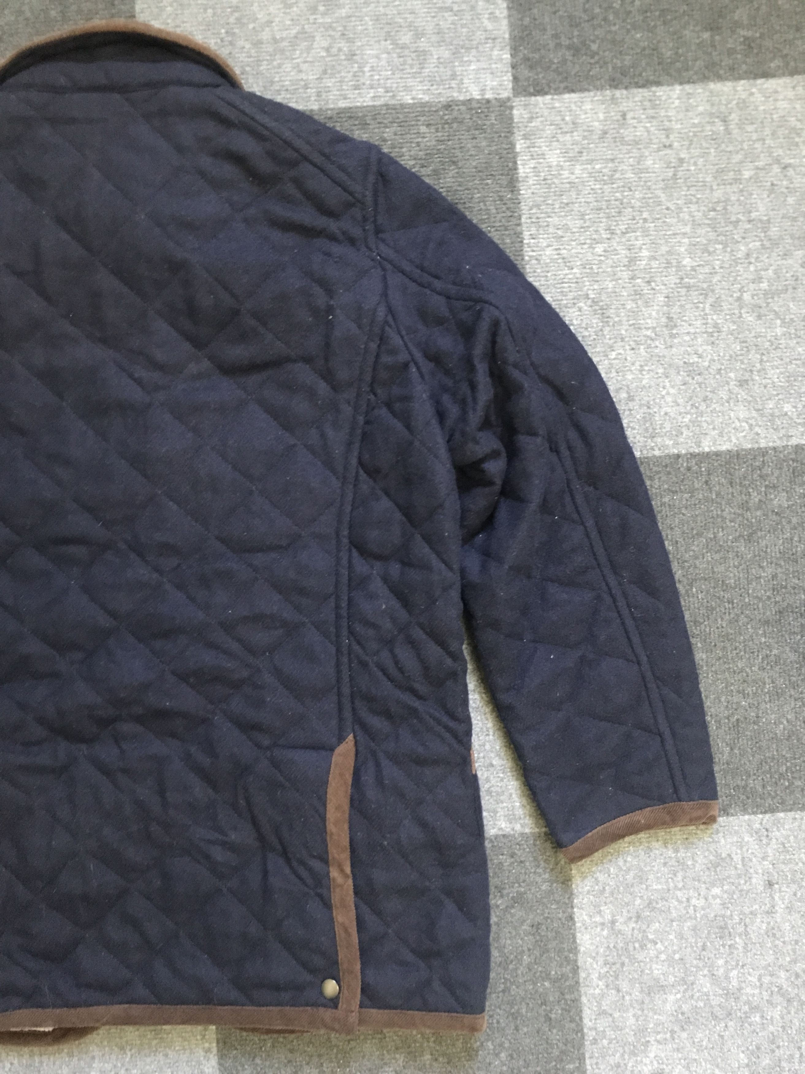 Designer × Indigo × Japanese Brand JW20 JUNMEN Wool Quilted Indigo Jacket Size US M / EU 48-50 / 2 - 14 Thumbnail