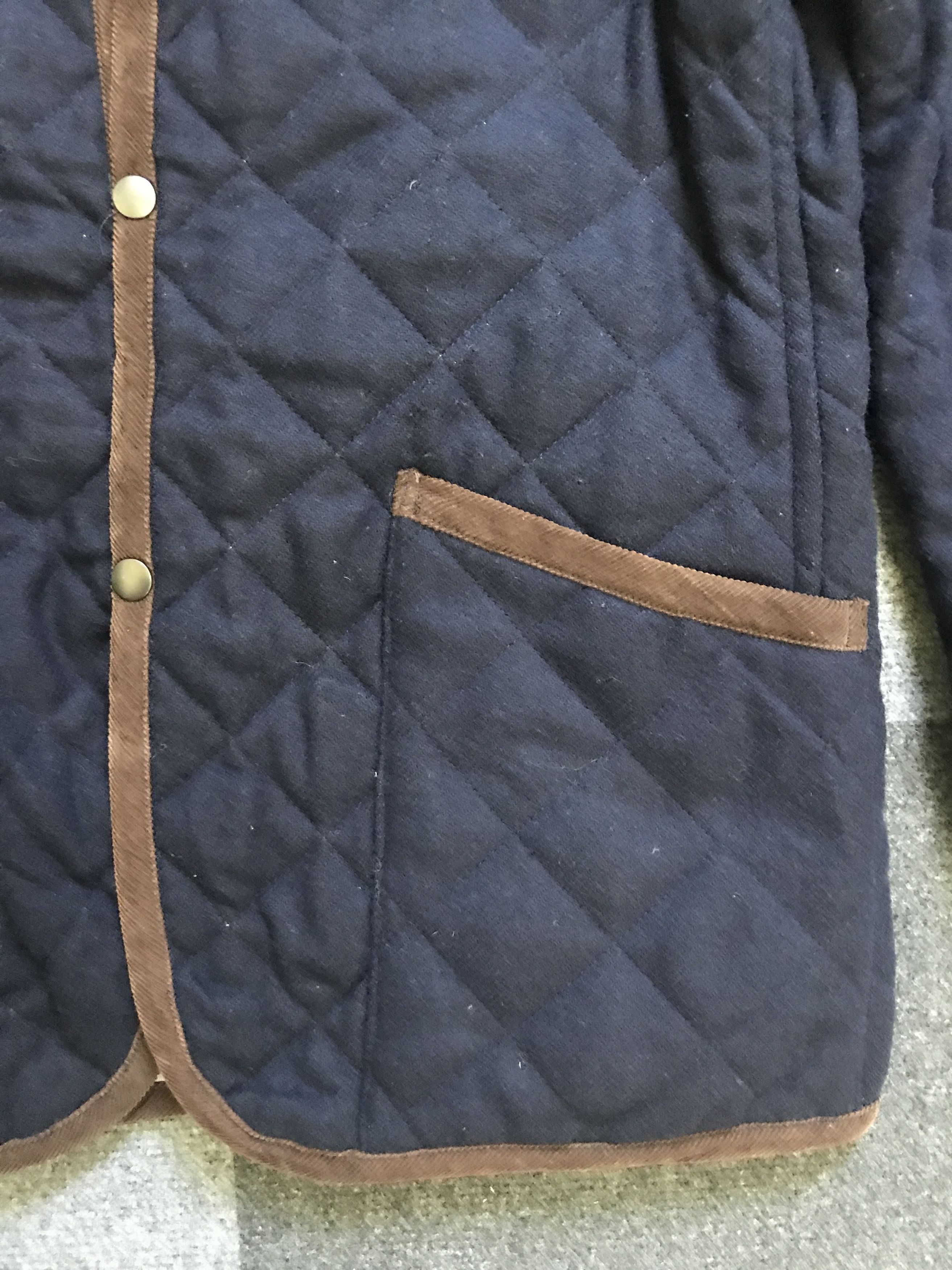 Designer × Indigo × Japanese Brand JW20 JUNMEN Wool Quilted Indigo Jacket Size US M / EU 48-50 / 2 - 7 Thumbnail