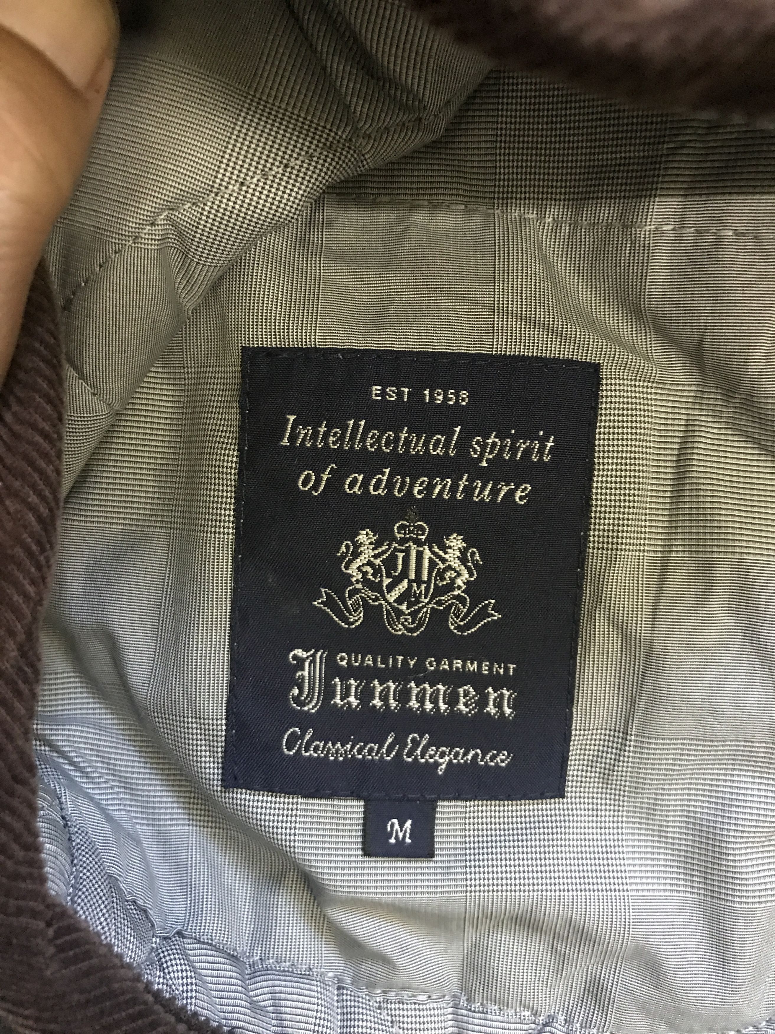 Designer × Indigo × Japanese Brand JW20 JUNMEN Wool Quilted Indigo Jacket Size US M / EU 48-50 / 2 - 18 Thumbnail