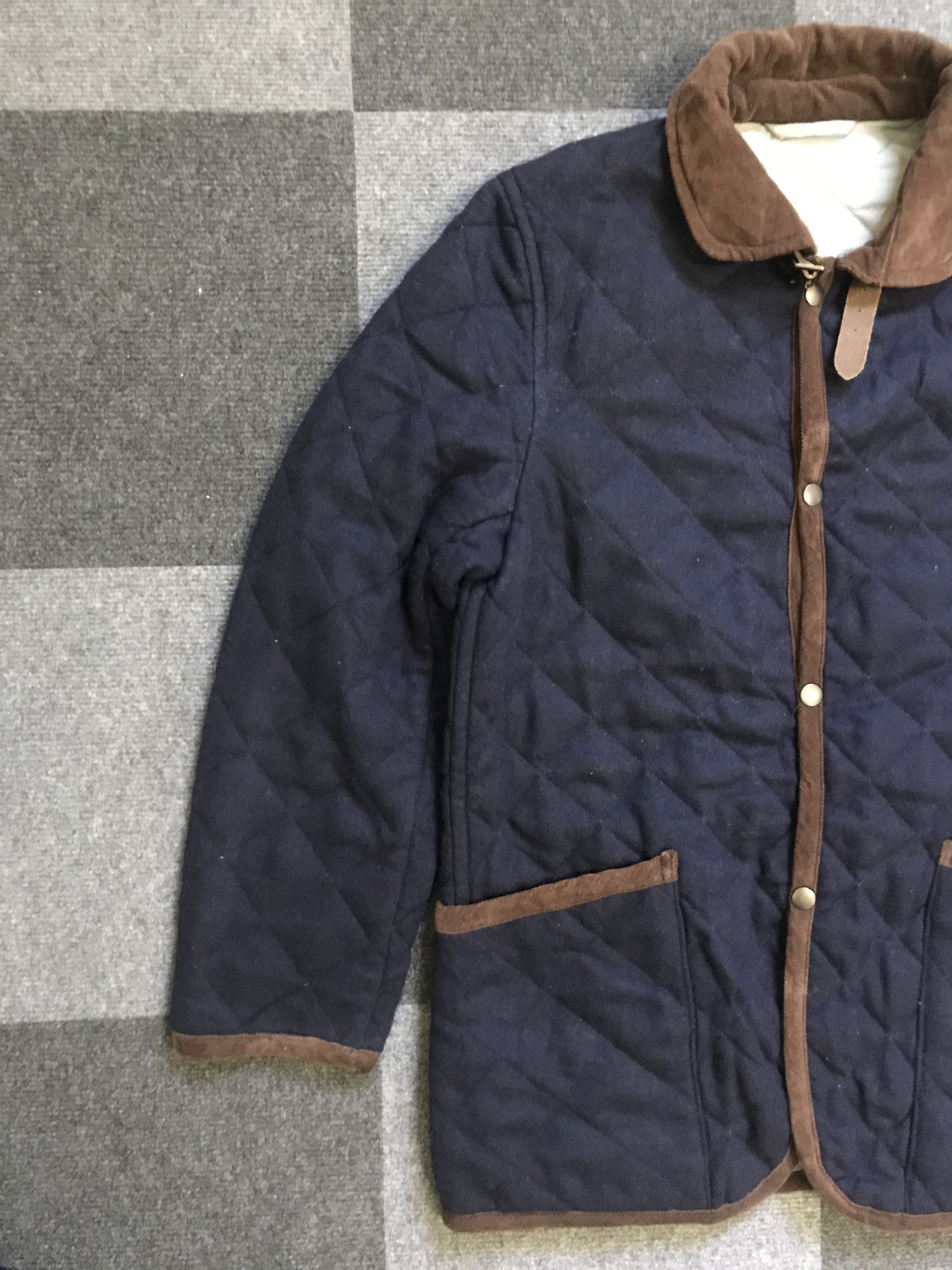 Designer × Indigo × Japanese Brand JW20 JUNMEN Wool Quilted Indigo Jacket Size US M / EU 48-50 / 2 - 5 Thumbnail