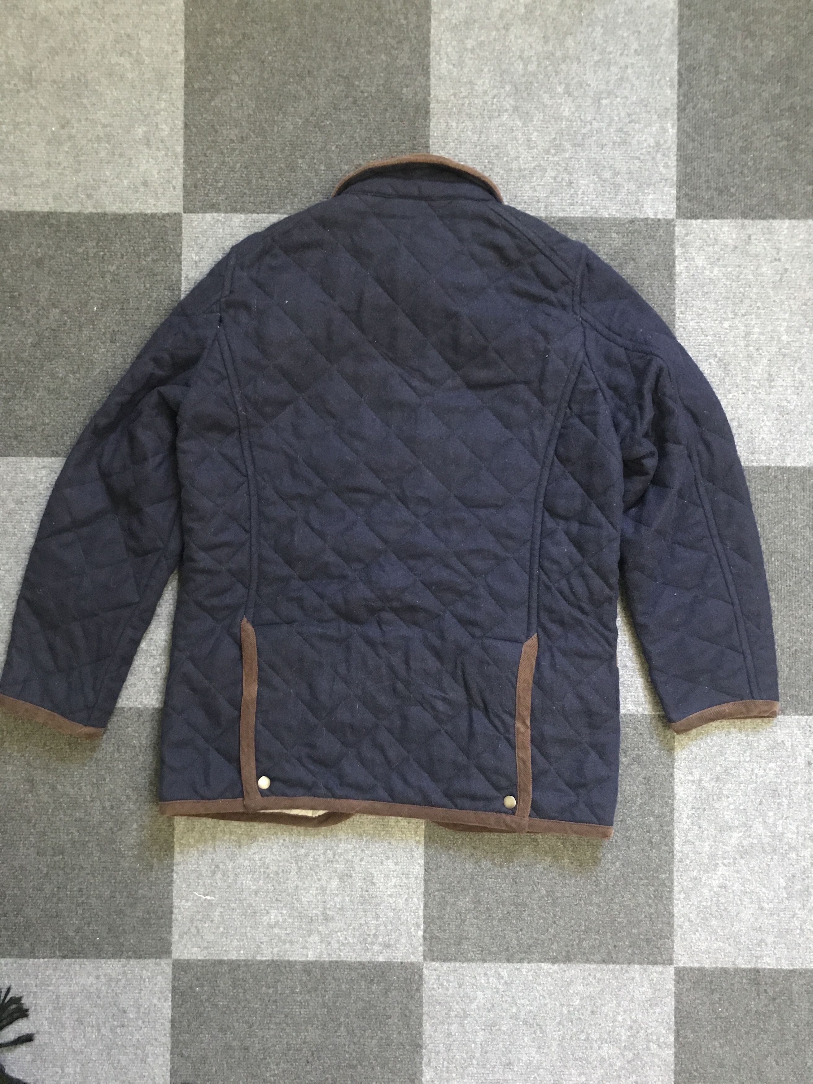 Designer × Indigo × Japanese Brand JW20 JUNMEN Wool Quilted Indigo Jacket Size US M / EU 48-50 / 2 - 13 Thumbnail