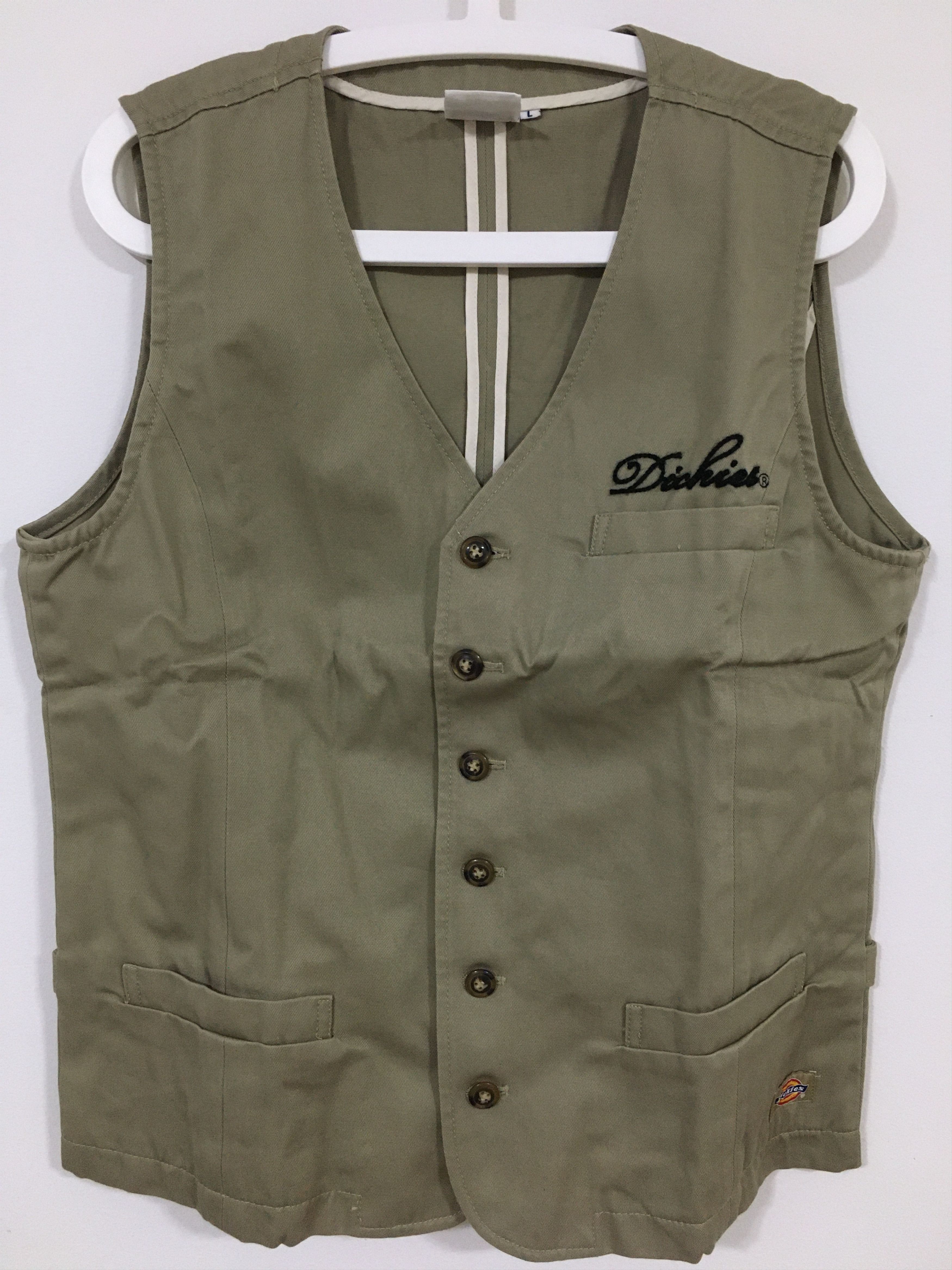 Dickies 🇯🇵T/C Twill Vest Size US L / EU 52-54 / 3 - 1 Thumbnail