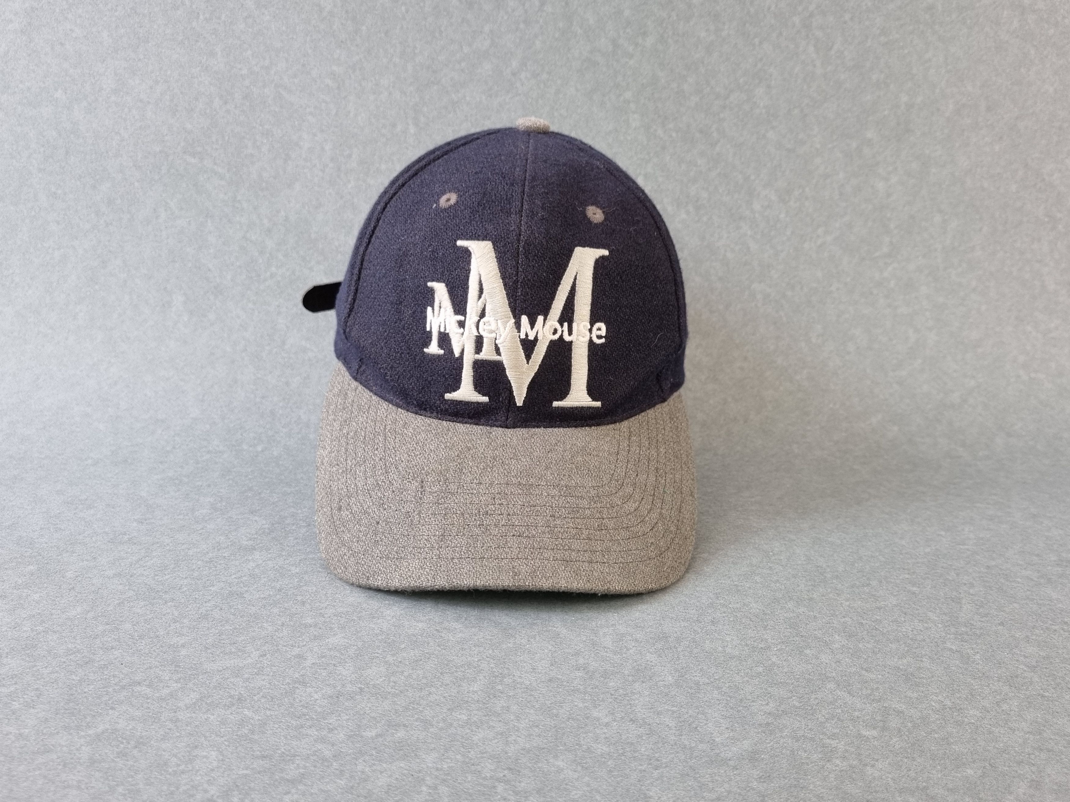 Disney × Mickey Mouse × Vintage Rare 80s Mickey Mouse Disney Vintage Wool Embroidered Cap Size ONE SIZE - 1 Thumbnail