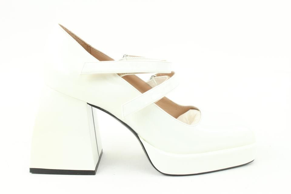 Nodaleto Size 40 Ceramic Patent Leather Bulla Babies