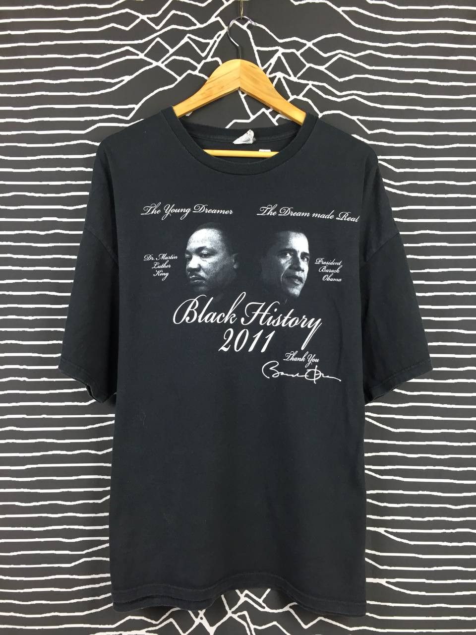 Rap Tees Vtg Black History Martin Luther King Obama Rap Tees Size US XXL / EU 58 / 5 - 2 Thumbnail