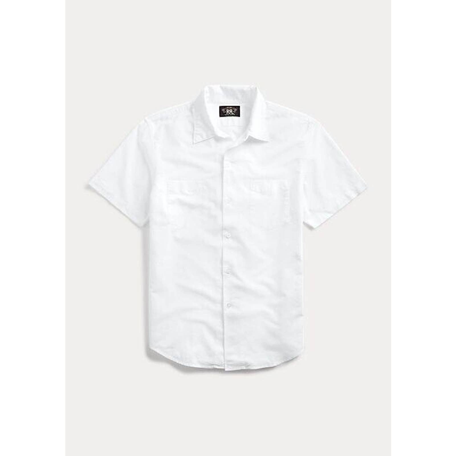 ralph-lauren-double-rl-oxford-rrl-white-short-sleeves-cotton-workshirt