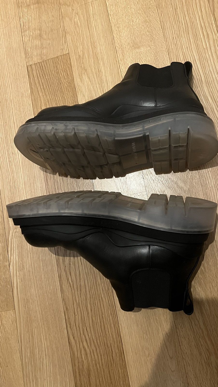 Bottega Veneta Bottega Veneta Tire Black Ankle Boots Size US 8 / EU 41 - 3 Thumbnail