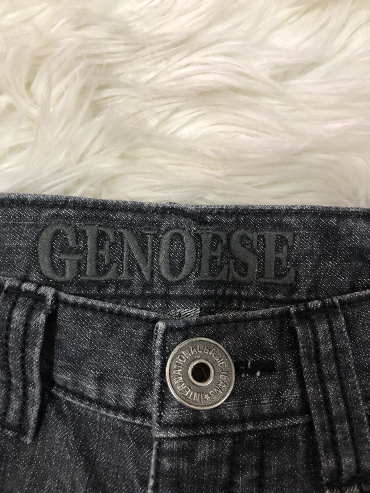 Designer GENOESE international jeans buckle belt denim Size US 31 - 6 Thumbnail