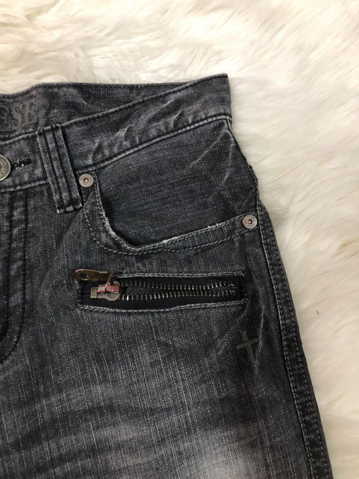 Designer GENOESE international jeans buckle belt denim Size US 31 - 4 Thumbnail