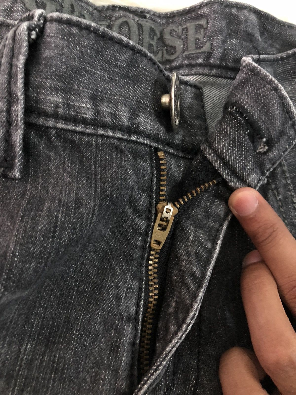 Designer GENOESE international jeans buckle belt denim Size US 31 - 9 Thumbnail