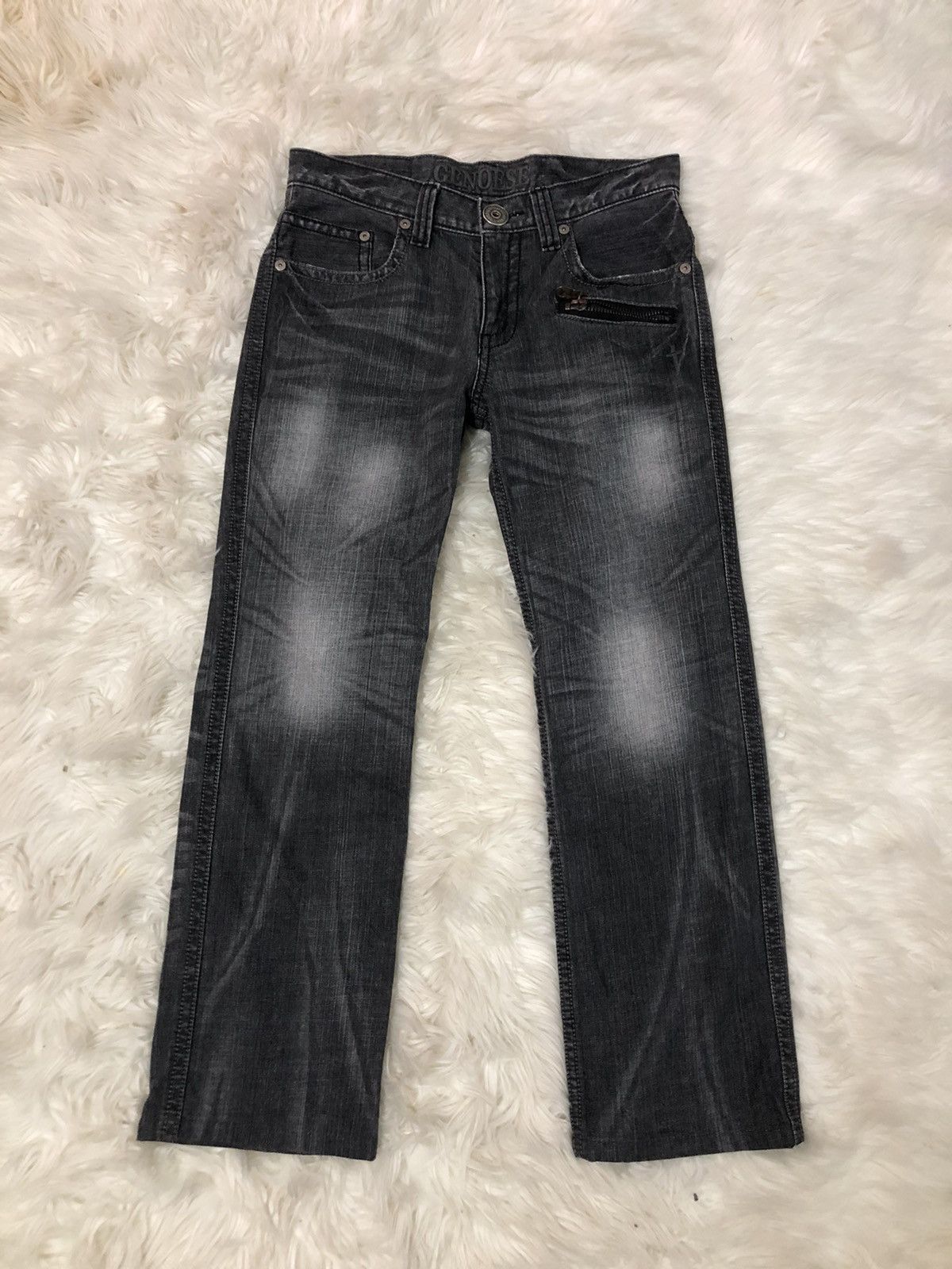 Designer GENOESE international jeans buckle belt denim Size US 31 - 2 Thumbnail