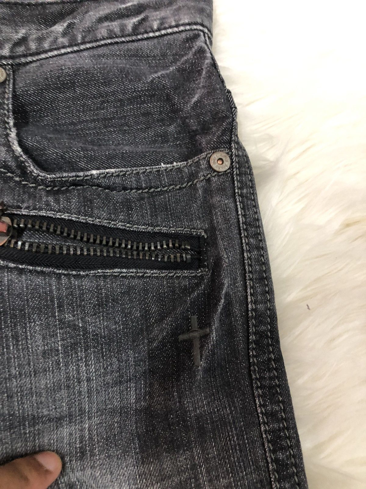 Designer GENOESE international jeans buckle belt denim Size US 31 - 5 Thumbnail