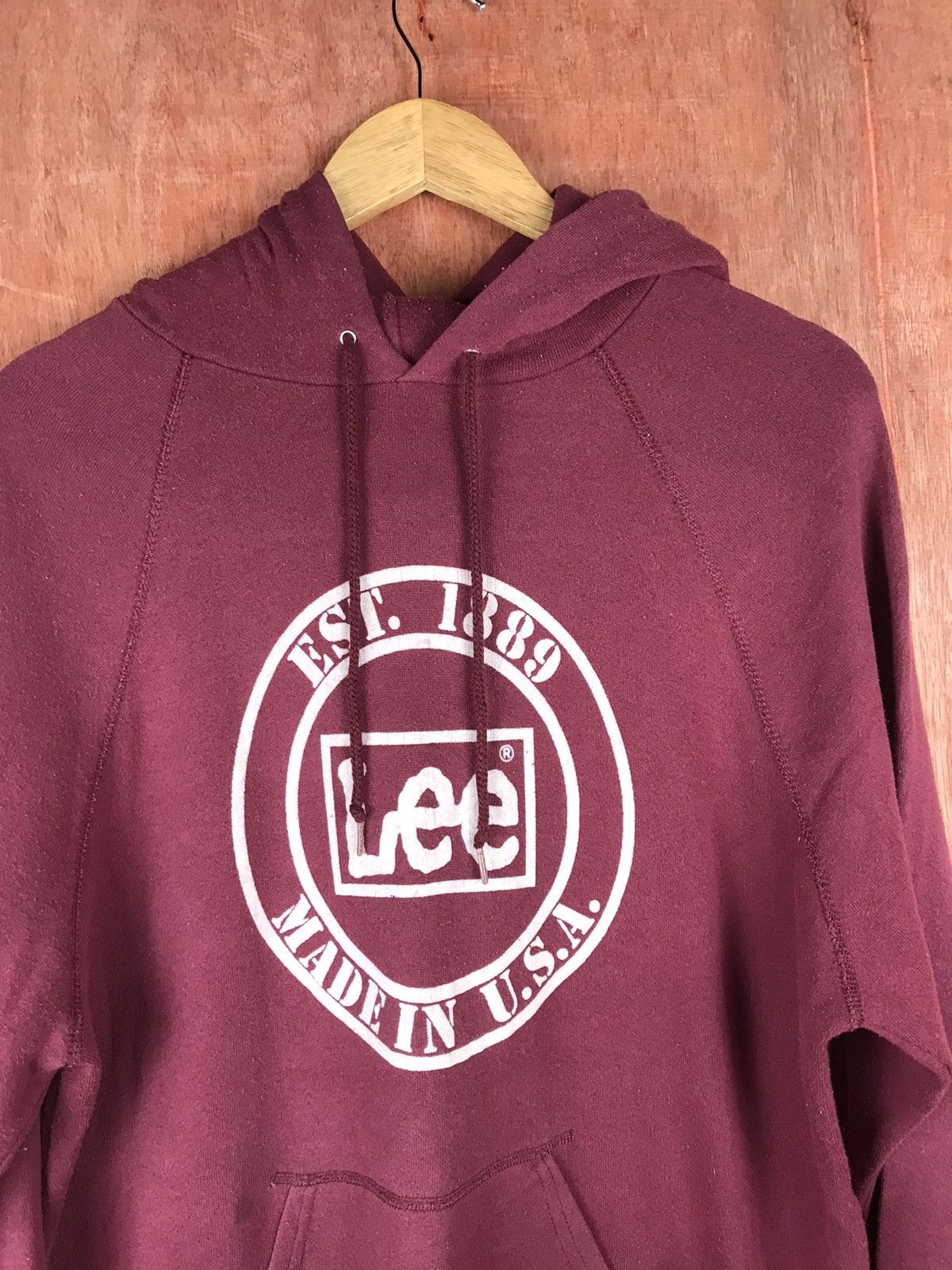 Lee Lee Big Logo Sweaters plus Hoodies #2521 Size US L / EU 52-54 / 3 - 4 Thumbnail