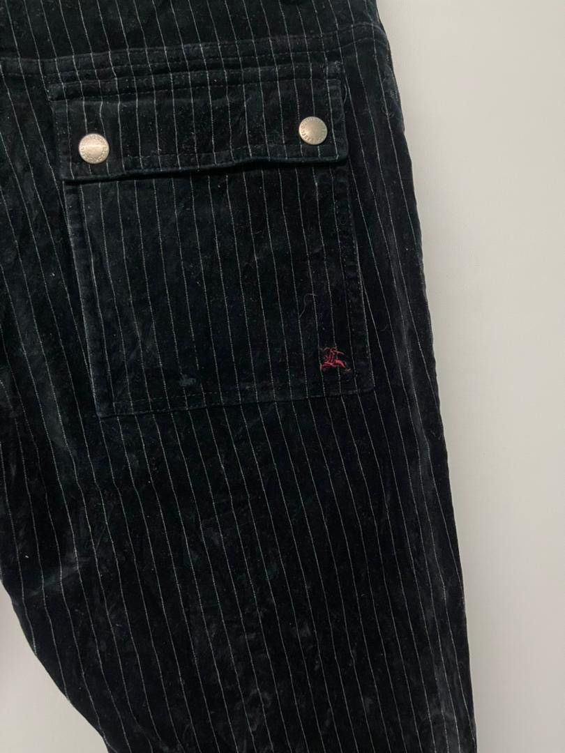 Very Rare🔥Burberry Black Label VELVET Bush Pants