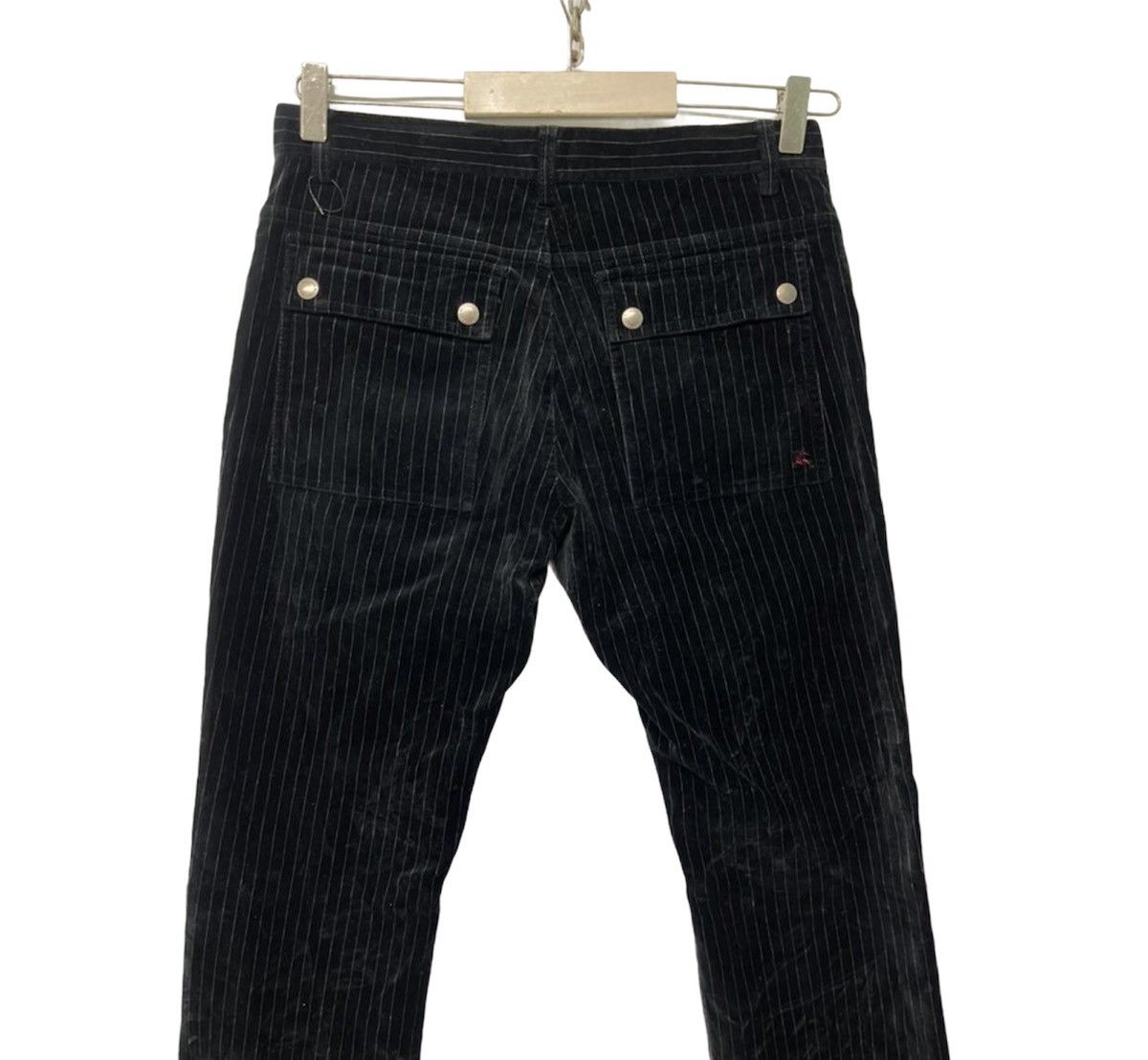 Very Rare🔥Burberry Black Label VELVET Bush Pants