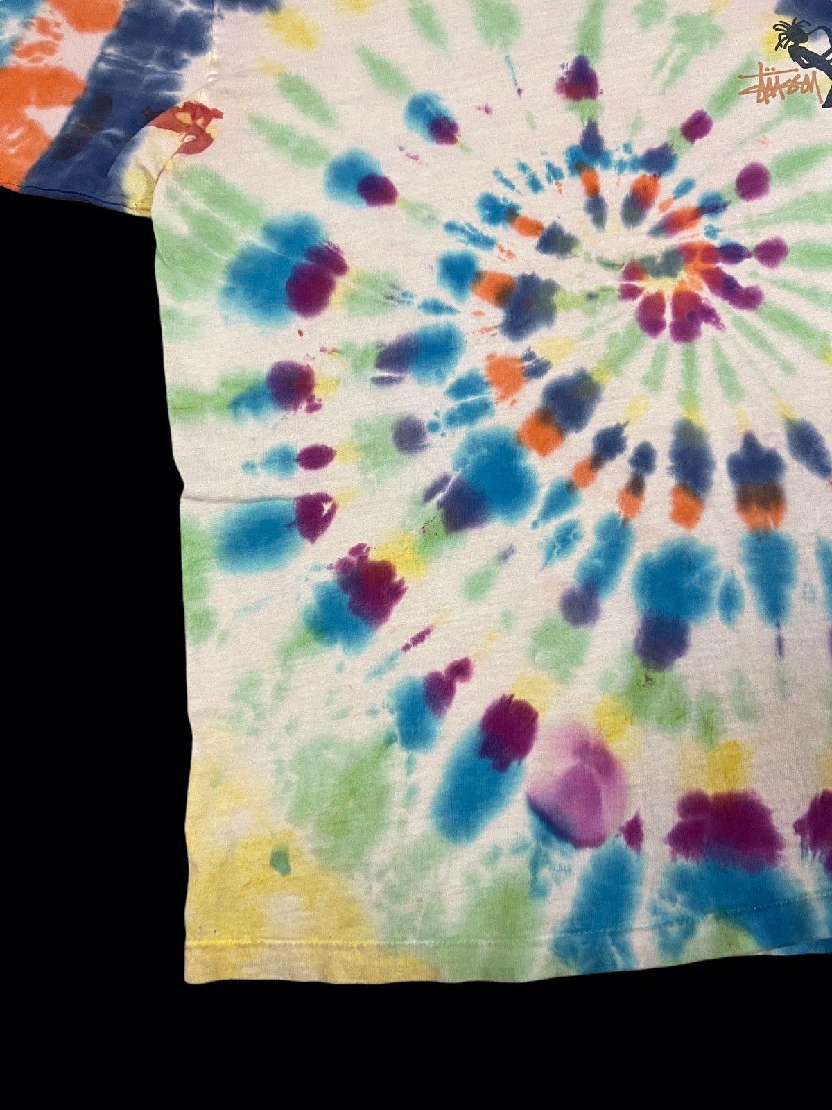 Stussy × Vintage 🔥MEGA RARE🔥Vintage 90s Stussy Tie Dye Tee Size US L / EU 52-54 / 3 - 8 Thumbnail