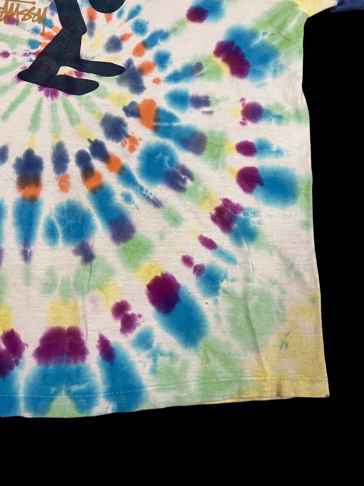 Stussy × Vintage 🔥MEGA RARE🔥Vintage 90s Stussy Tie Dye Tee Size US L / EU 52-54 / 3 - 4 Thumbnail