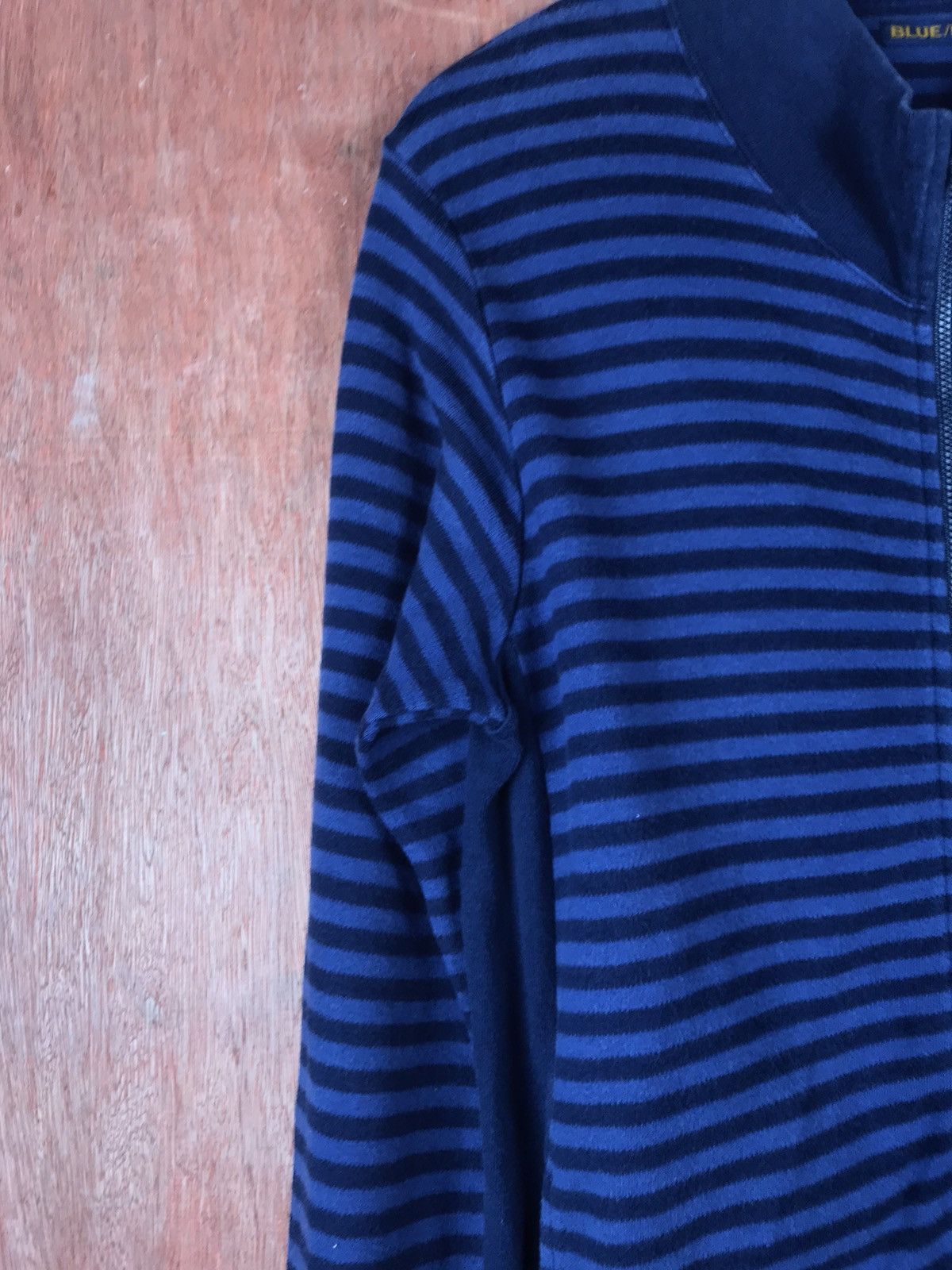 Blue Blue Japan DLL Blue Blue japan Stripe Sweater #2520 Size US M / EU 48-50 / 2 - 4 Thumbnail