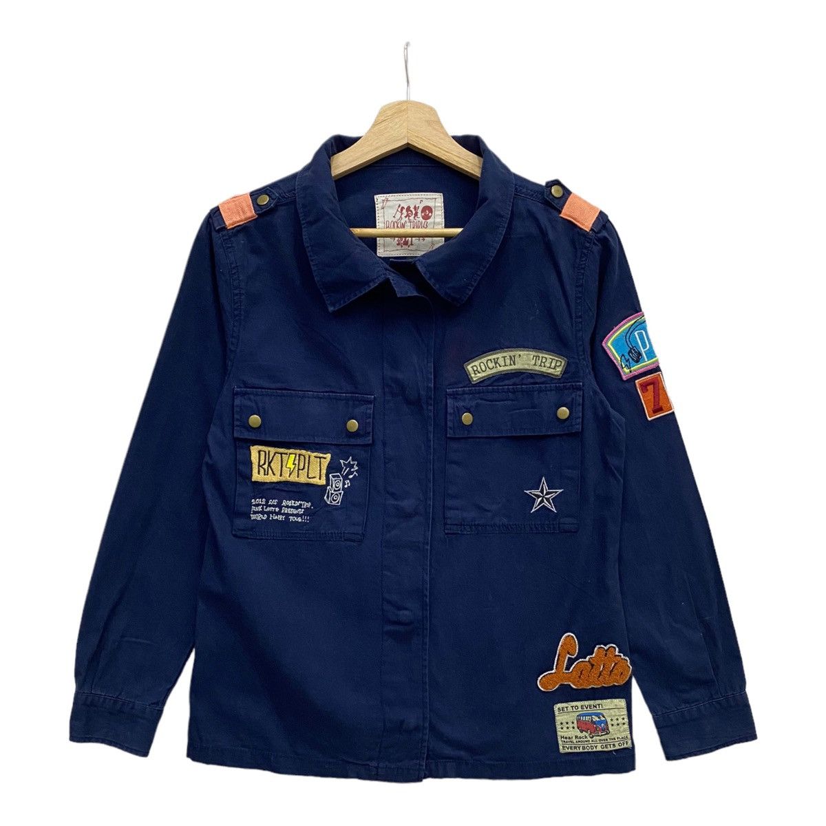 Japanese Brand ROCKIN’ TRIP PLT PATCHWORK BUTTON SHIRT Size US S / EU 44-46 / 1 - 1 Thumbnail