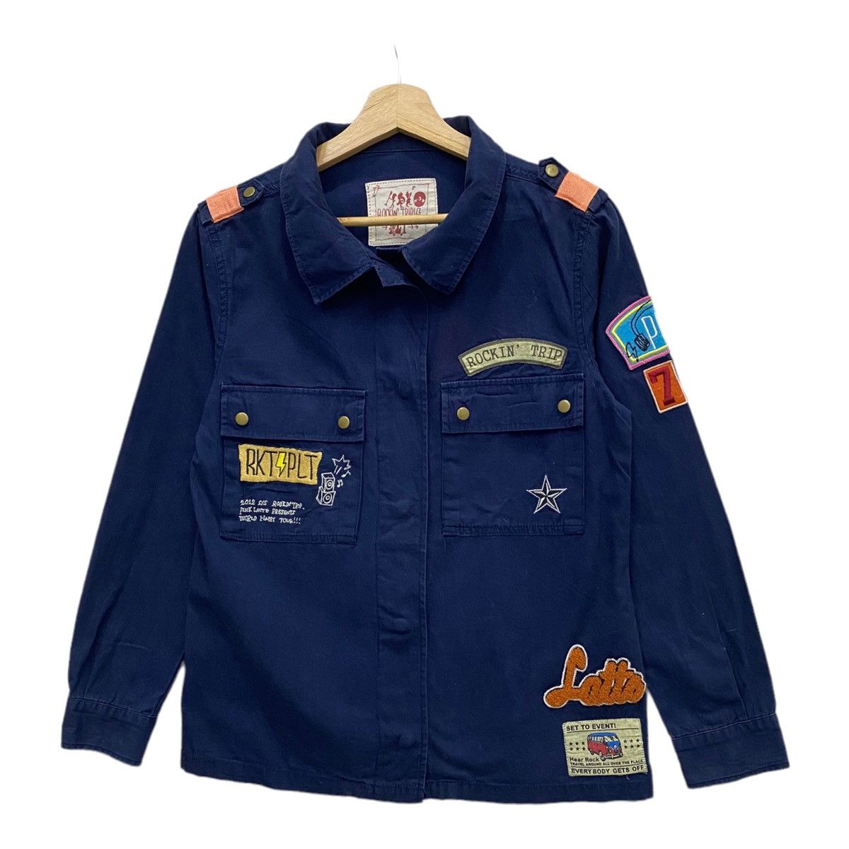 Japanese Brand ROCKIN’ TRIP PLT PATCHWORK BUTTON SHIRT Size US S / EU 44-46 / 1 - 4 Thumbnail
