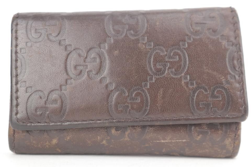 Gucci Guccissima Key Holder Case Pouch Wallet 1GK1129