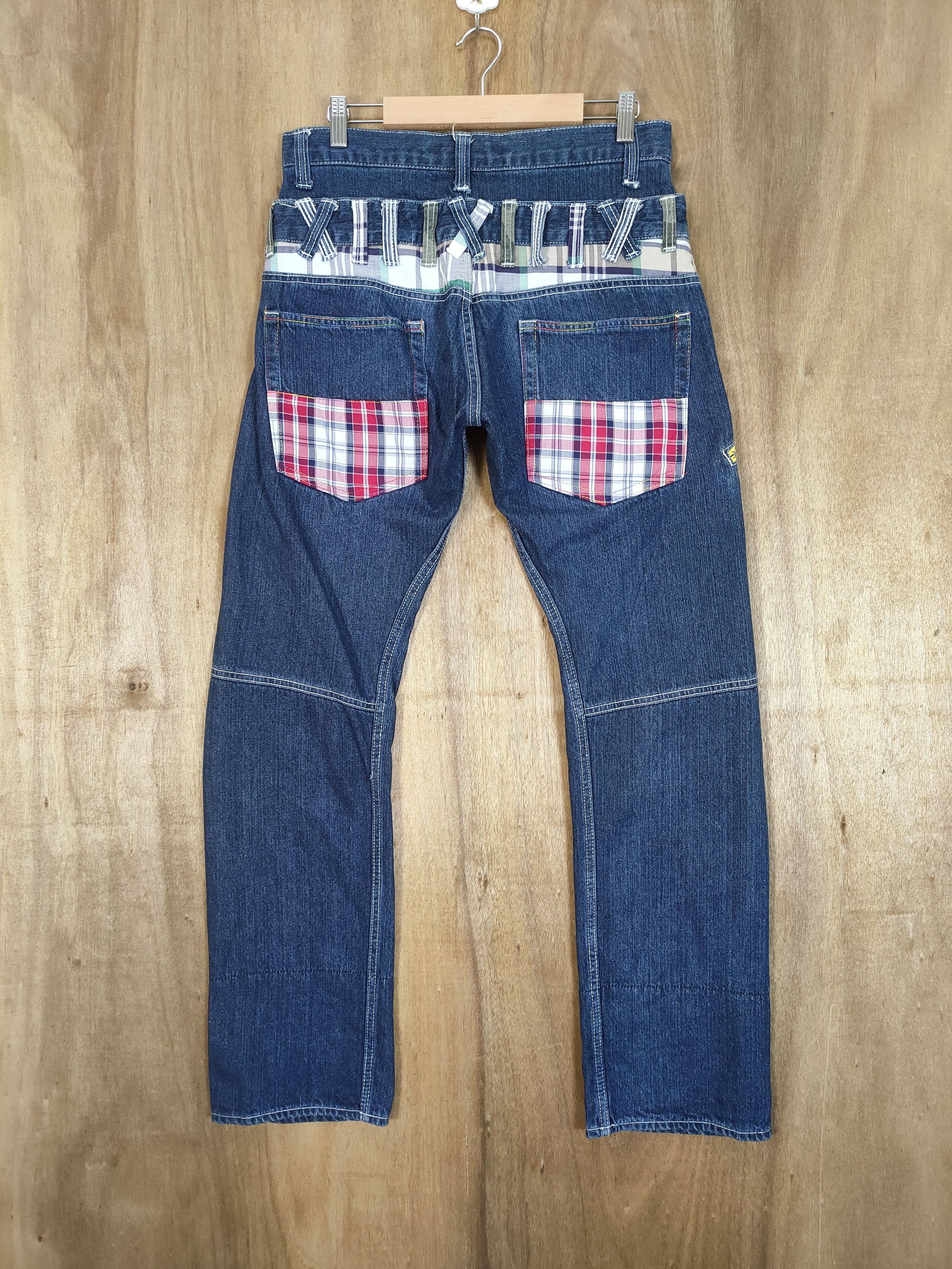 Japanese Brand VINTAGE DOMINATE DOUBLE WAIST JEANS PANTS Size US 30 / EU 46 - 1 Thumbnail