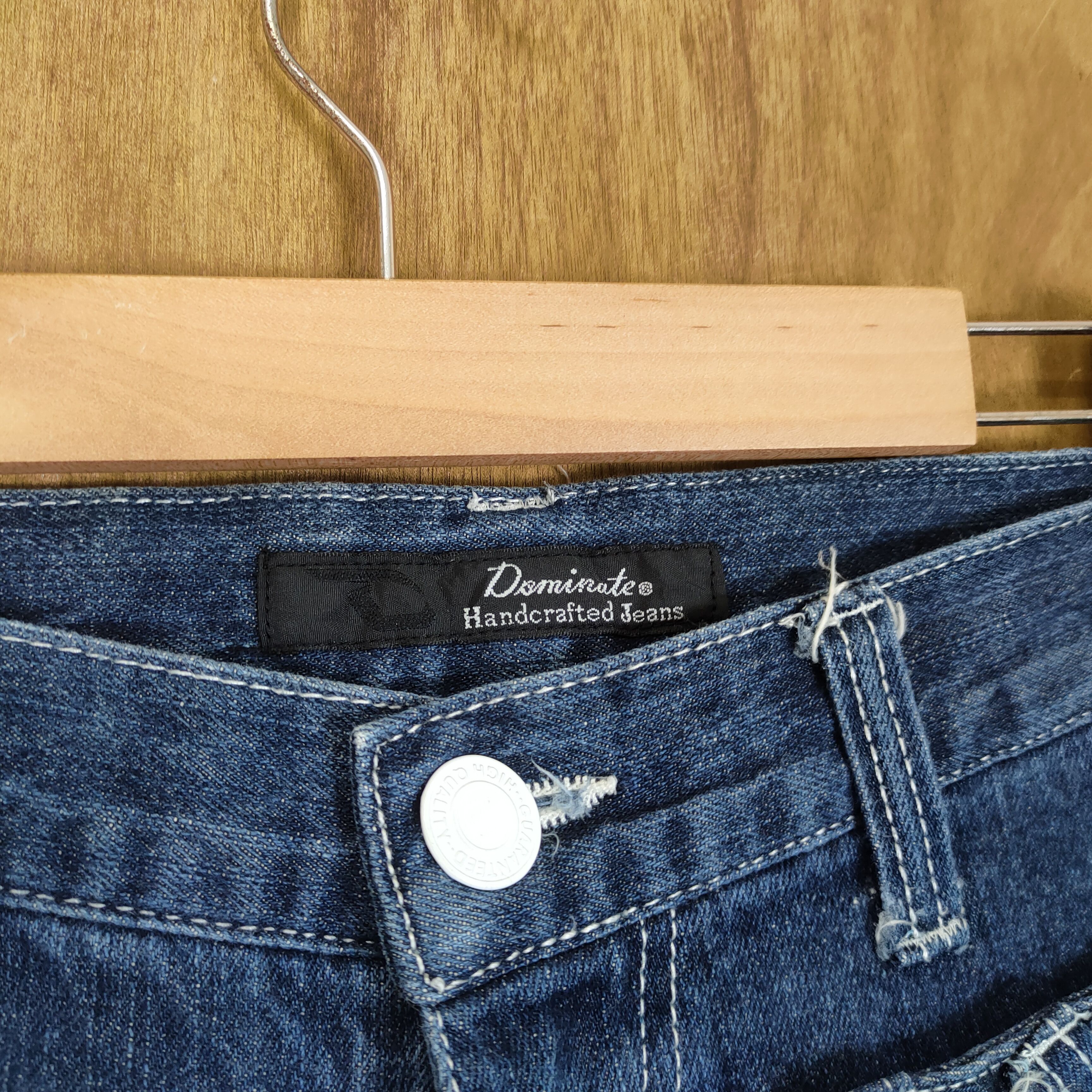Japanese Brand VINTAGE DOMINATE DOUBLE WAIST JEANS PANTS Size US 30 / EU 46 - 8 Thumbnail
