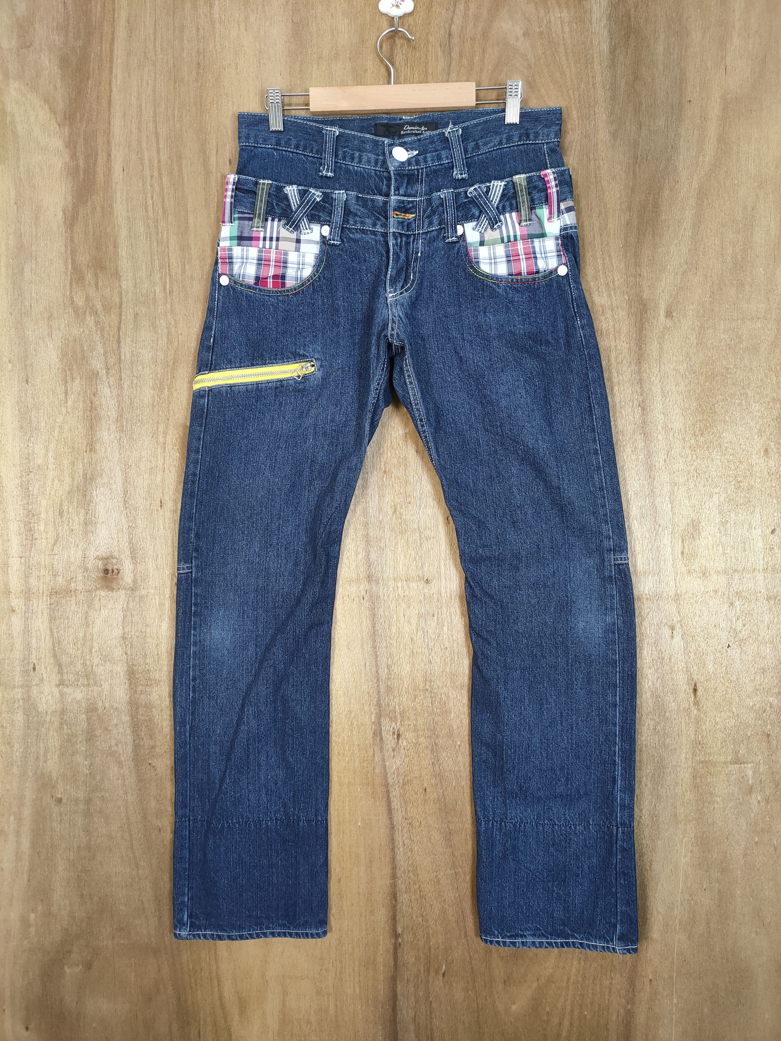 Japanese Brand VINTAGE DOMINATE DOUBLE WAIST JEANS PANTS Size US 30 / EU 46 - 2 Thumbnail