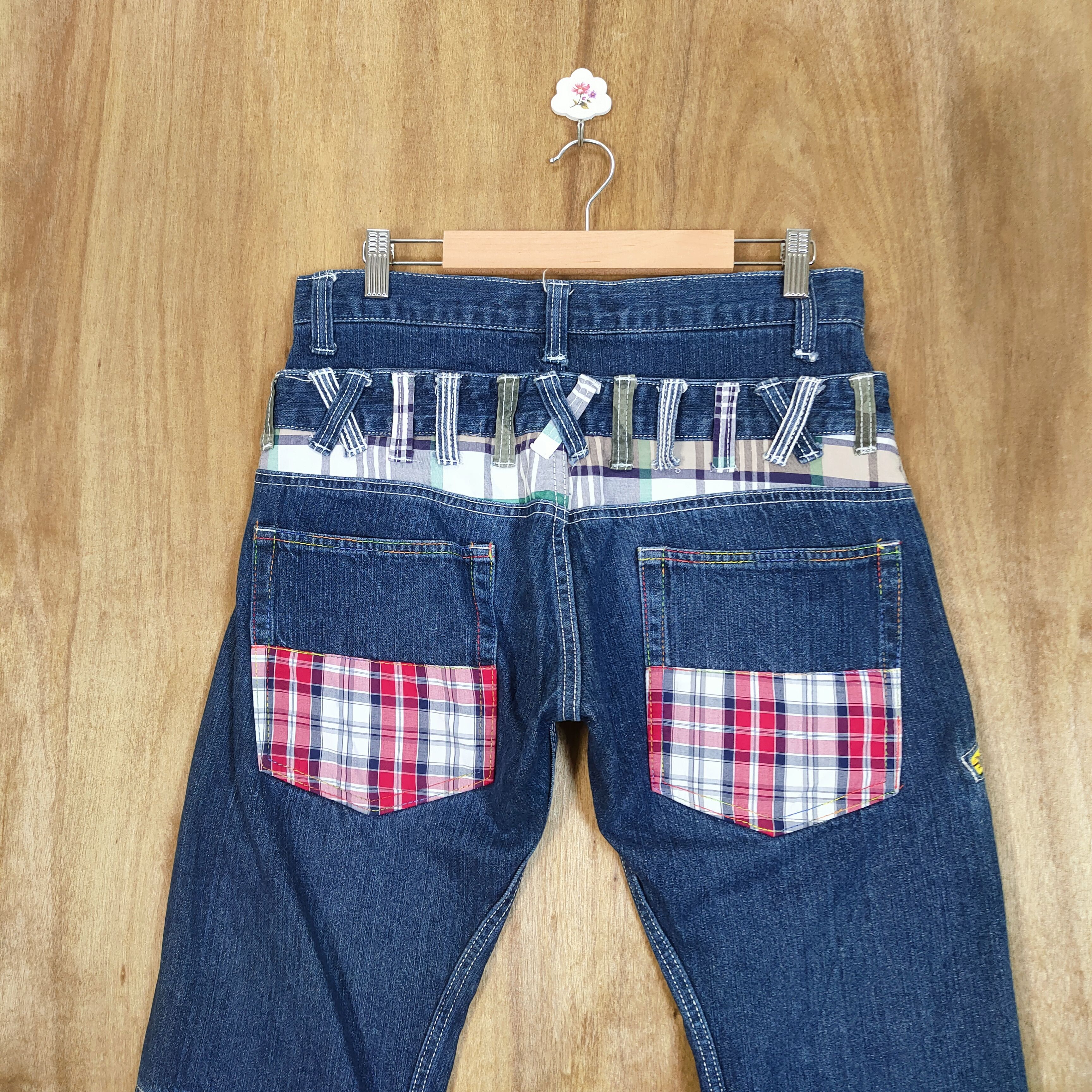 Japanese Brand VINTAGE DOMINATE DOUBLE WAIST JEANS PANTS Size US 30 / EU 46 - 9 Thumbnail