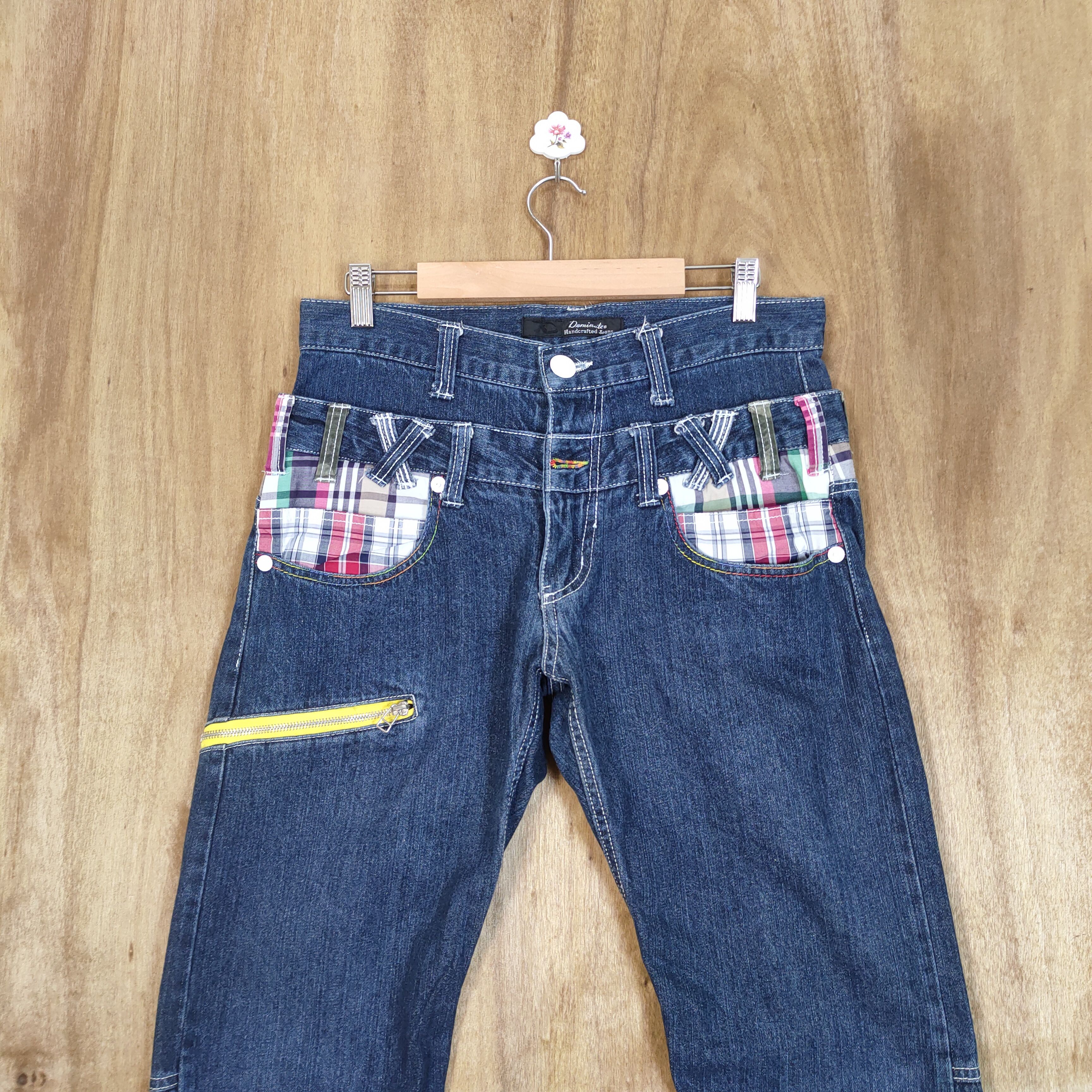 Japanese Brand VINTAGE DOMINATE DOUBLE WAIST JEANS PANTS Size US 30 / EU 46 - 3 Thumbnail