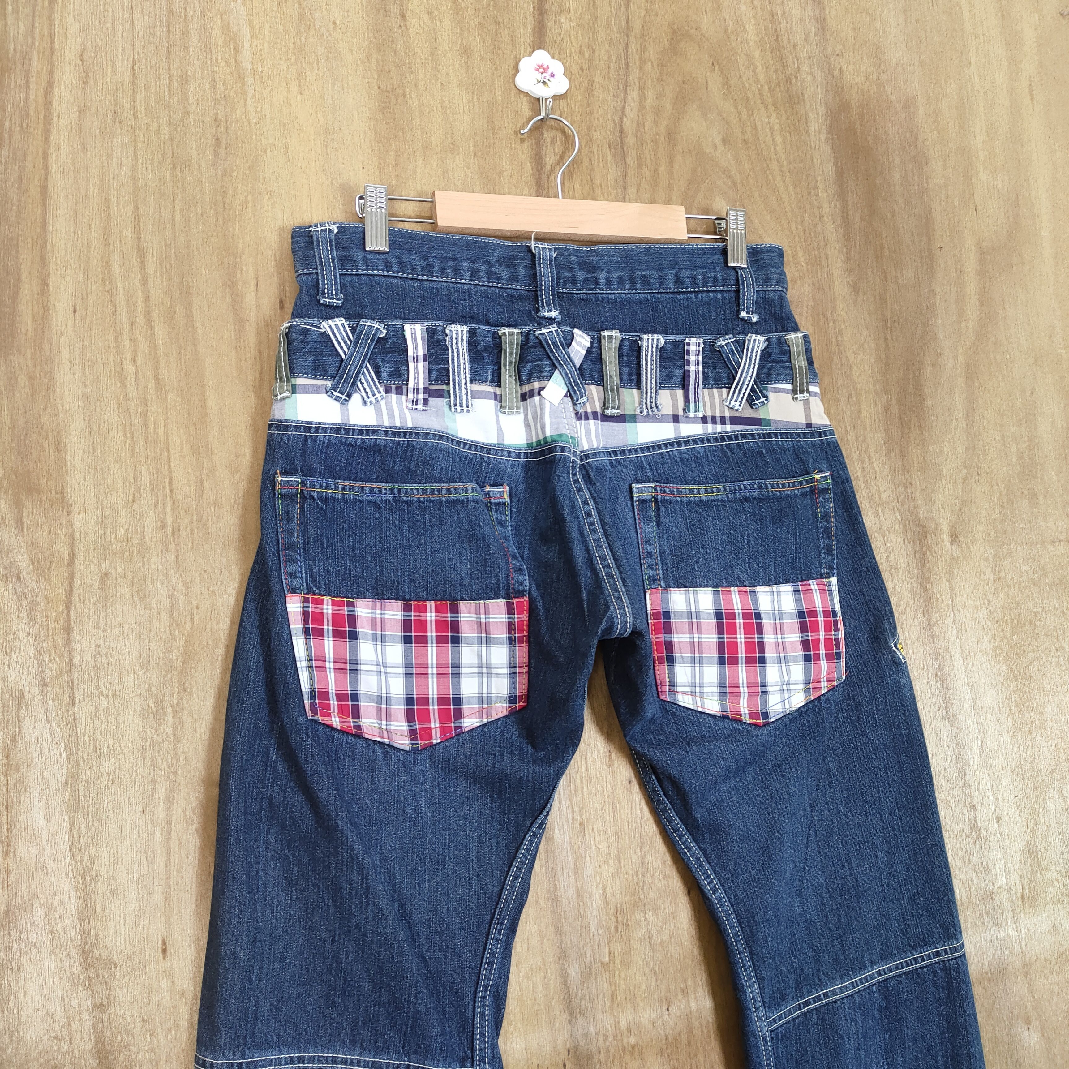 Japanese Brand VINTAGE DOMINATE DOUBLE WAIST JEANS PANTS Size US 30 / EU 46 - 11 Thumbnail