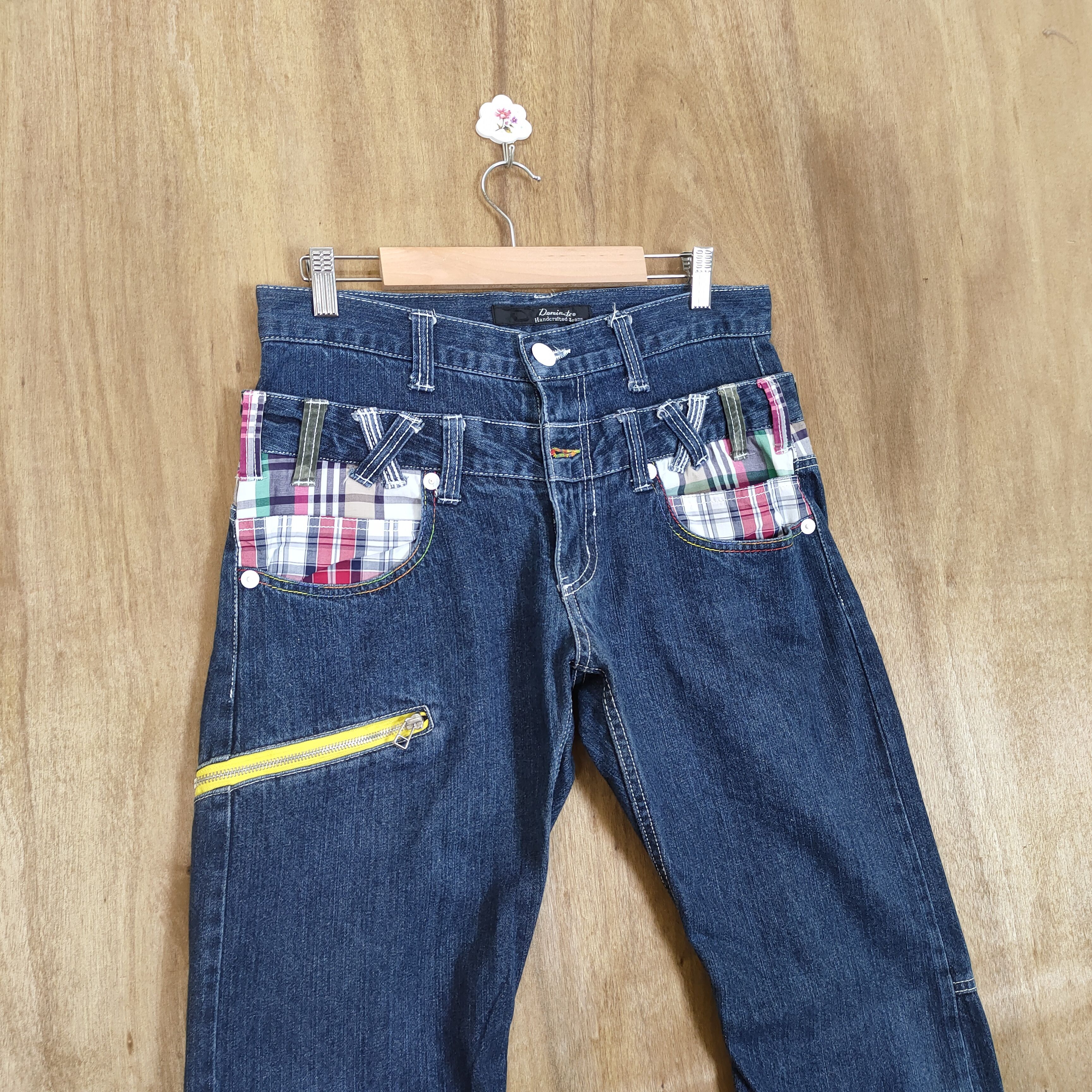Japanese Brand VINTAGE DOMINATE DOUBLE WAIST JEANS PANTS Size US 30 / EU 46 - 7 Thumbnail