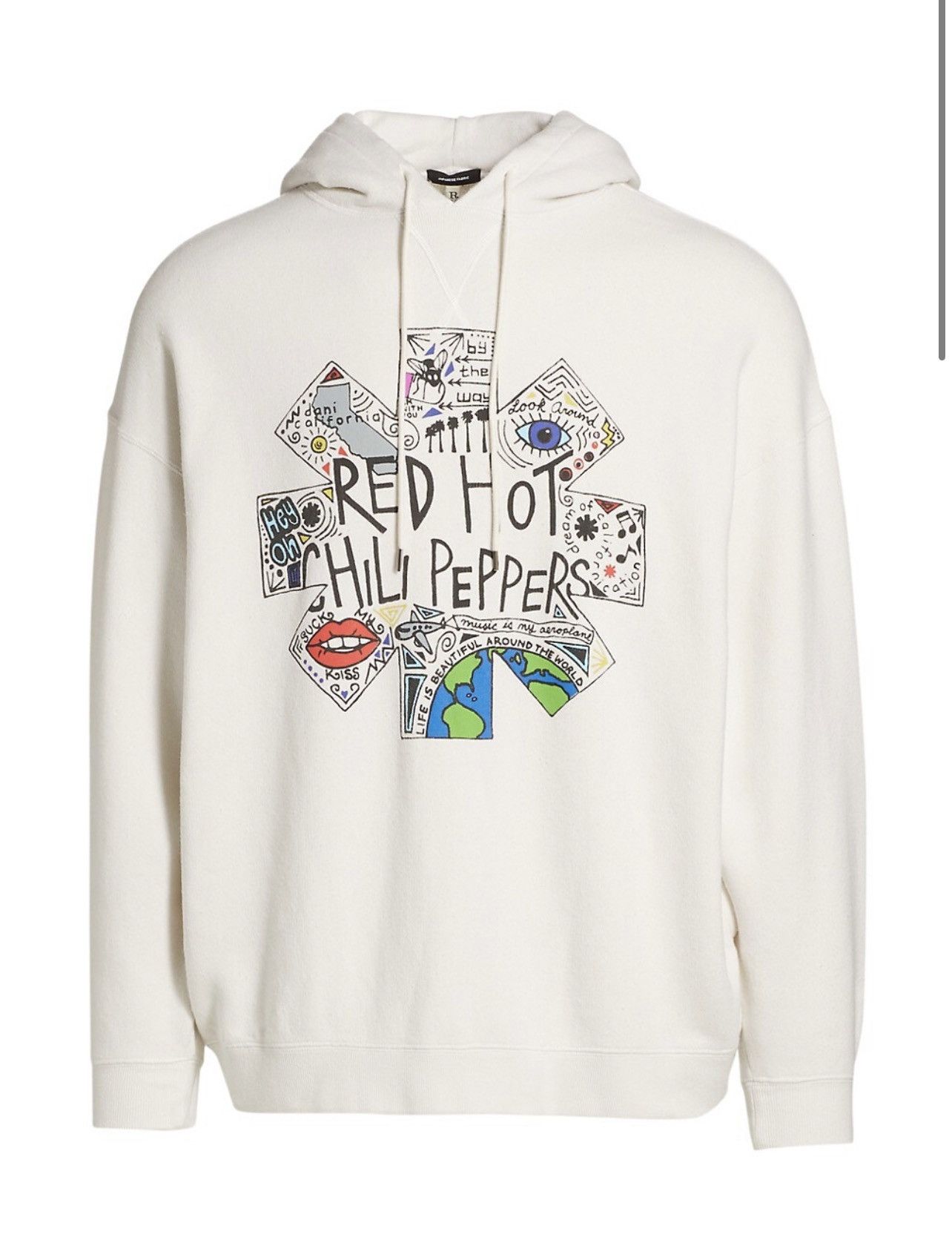 R13 Sold Out 450 R13 X Red Hot Chili Peppers Rock Band Hoodie