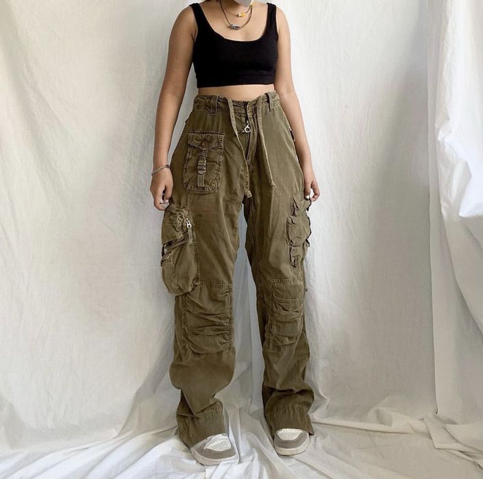 PPFM Rare Vintage Japanese Army Cargo Pants Green Grailed