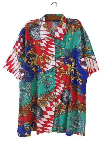 Japanese Brand Four Seasons Rare Design Shirt Size US XL / EU 56 / 4 - 1 Thumbnail