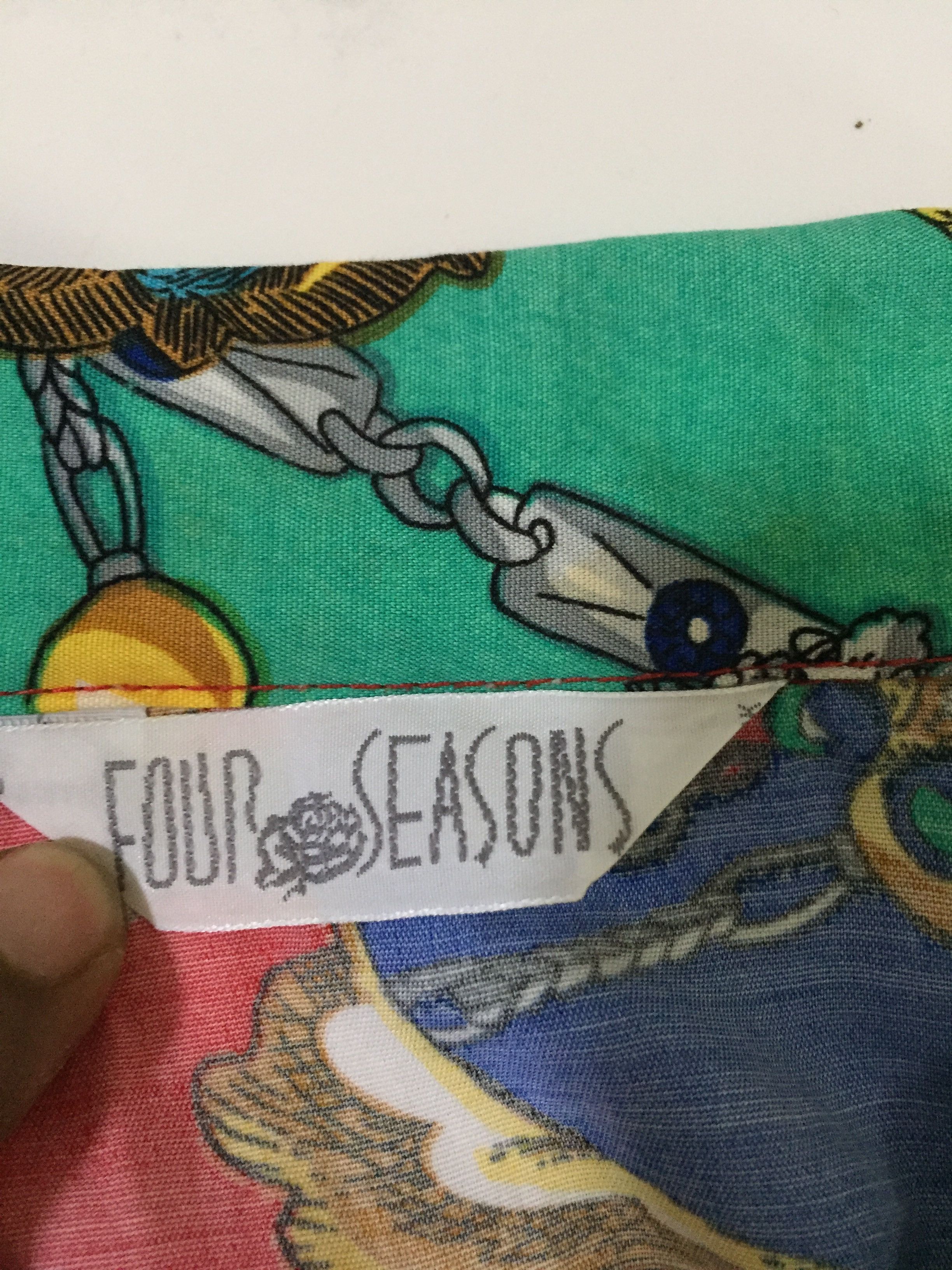 Japanese Brand Four Seasons Rare Design Shirt Size US XL / EU 56 / 4 - 5 Thumbnail