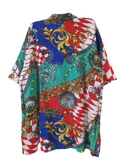 Japanese Brand Four Seasons Rare Design Shirt Size US XL / EU 56 / 4 - 7 Thumbnail