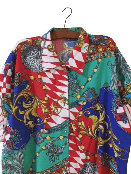 Japanese Brand Four Seasons Rare Design Shirt Size US XL / EU 56 / 4 - 4 Thumbnail