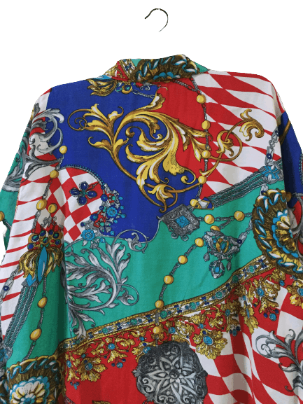 Japanese Brand Four Seasons Rare Design Shirt Size US XL / EU 56 / 4 - 10 Thumbnail