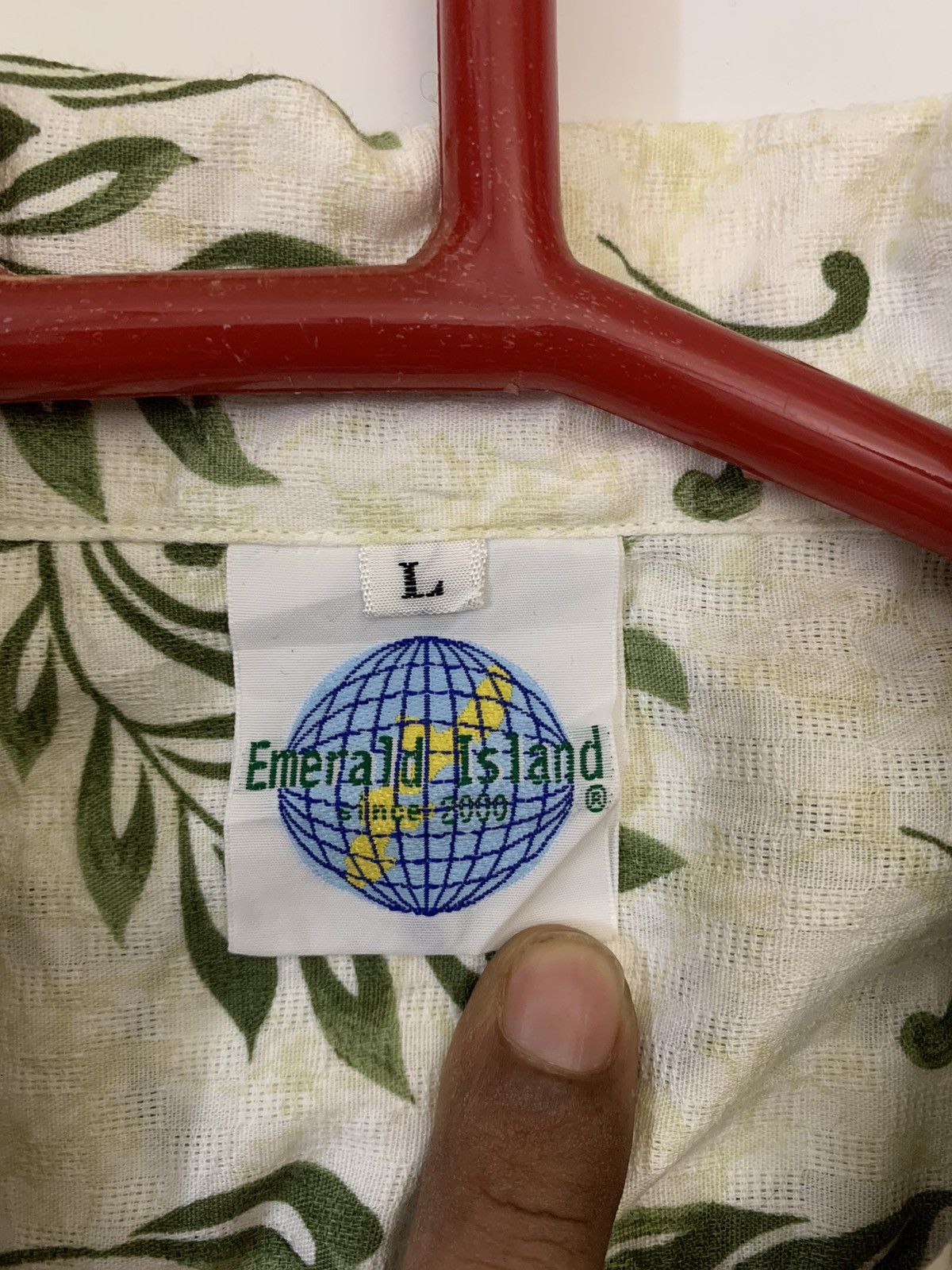 Japanese Brand Vintage Emerald Island Hawaiian Shirt Size US L / EU 52-54 / 3 - 9 Thumbnail