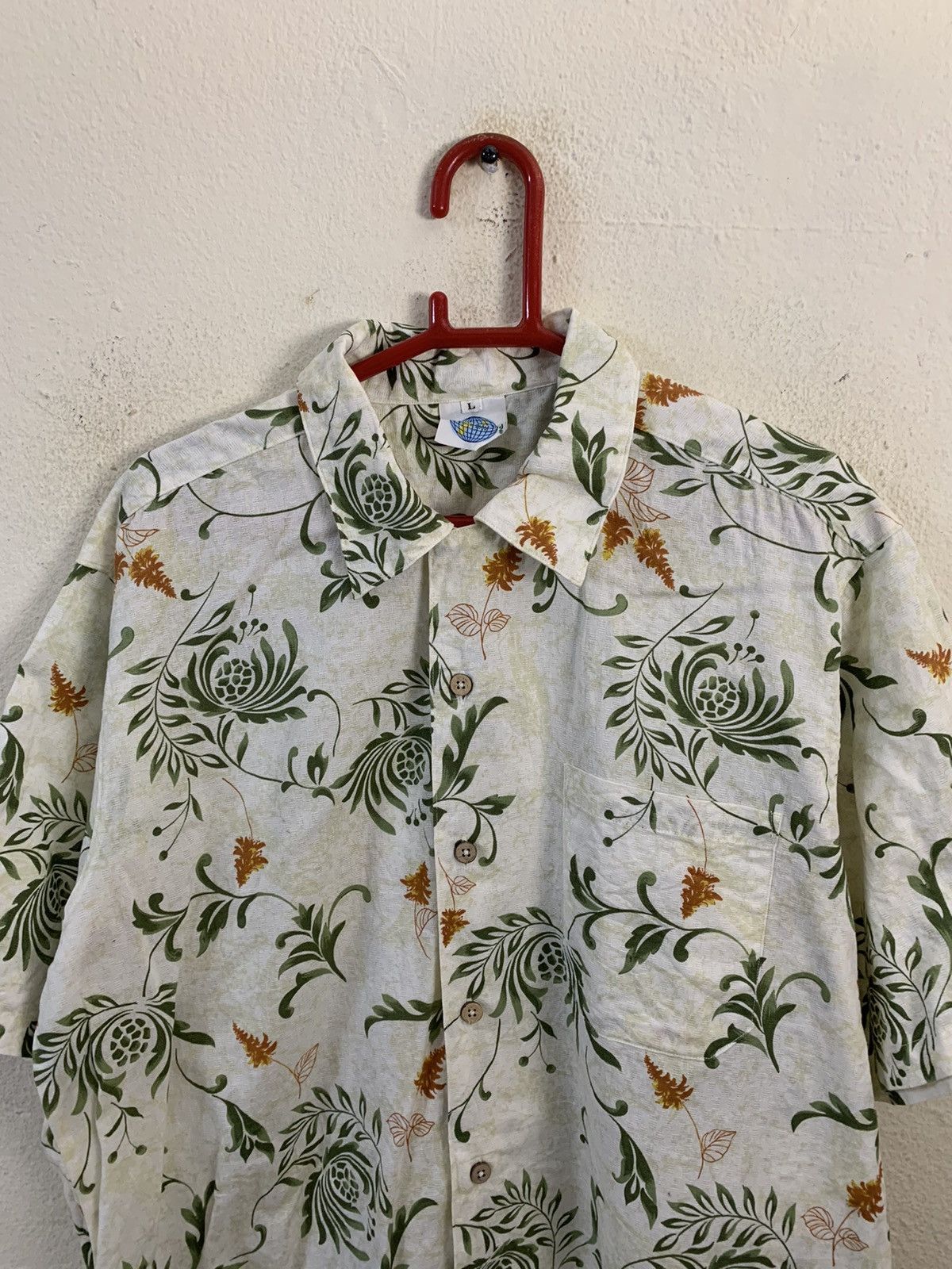 Japanese Brand Vintage Emerald Island Hawaiian Shirt Size US L / EU 52-54 / 3 - 4 Thumbnail