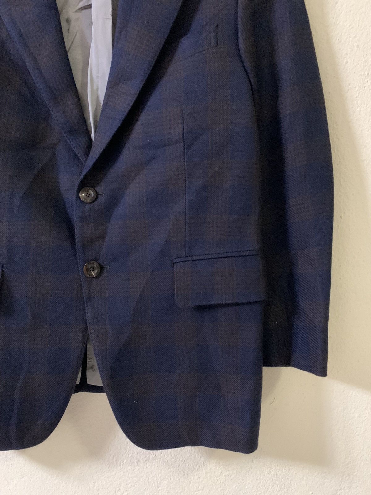 Lanvin Lanvin Checkered Blazer Size US M / EU 48-50 / 2 - 2 Thumbnail