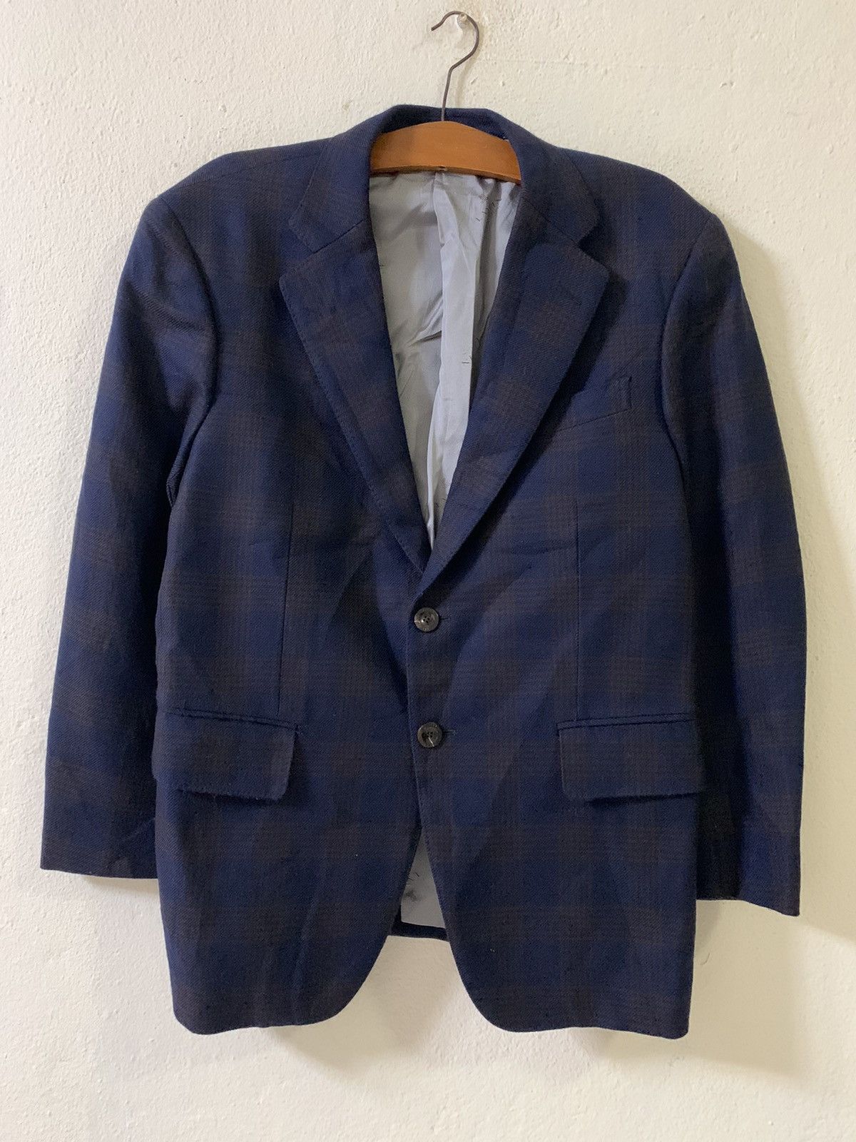 Lanvin Lanvin Checkered Blazer Size US M / EU 48-50 / 2 - 1 Thumbnail