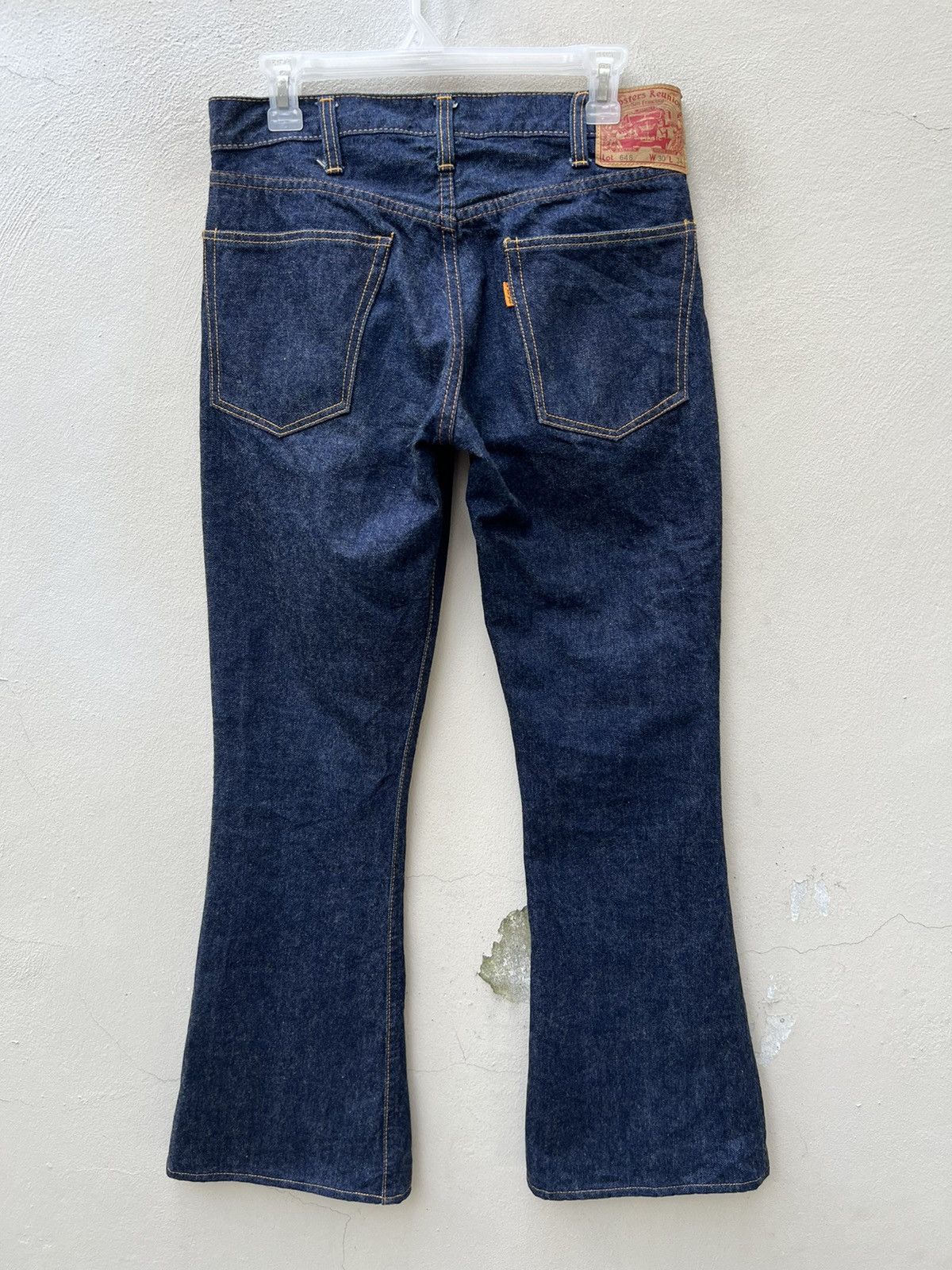 Freewheelers Hipsters Reunion Orang Tab Blue Denim Flare Jeans Size US 30 / EU 46 - 14 Thumbnail