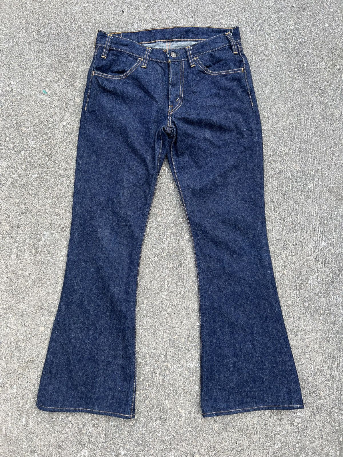 Freewheelers Hipsters Reunion Orang Tab Blue Denim Flare Jeans Size US 30 / EU 46 - 1 Thumbnail