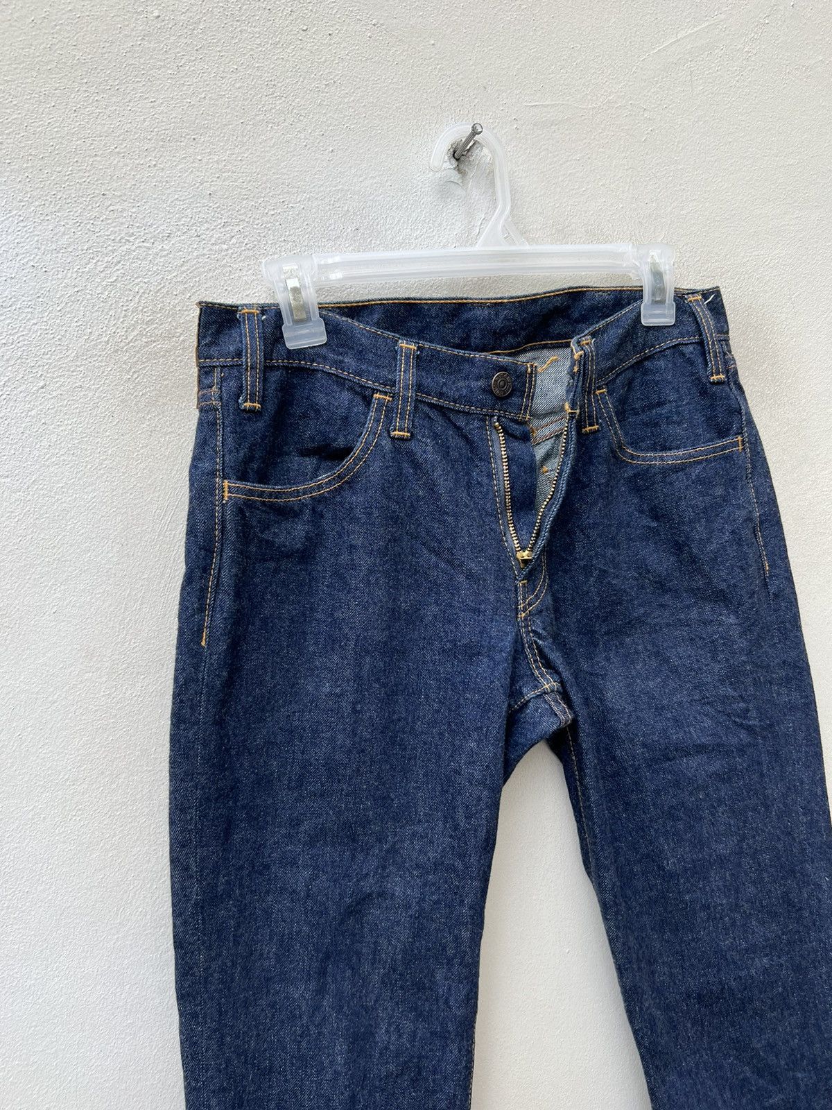 Freewheelers Hipsters Reunion Orang Tab Blue Denim Flare Jeans Size US 30 / EU 46 - 9 Thumbnail