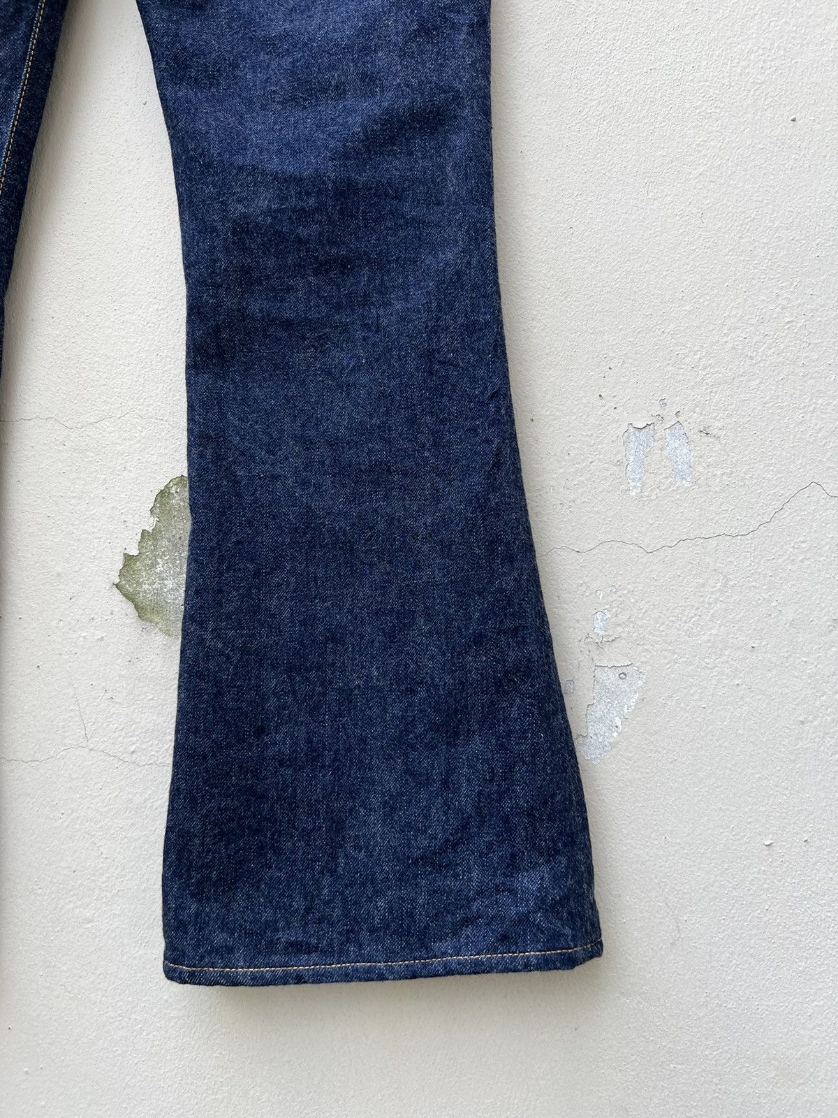 Freewheelers Hipsters Reunion Orang Tab Blue Denim Flare Jeans Size US 30 / EU 46 - 19 Thumbnail